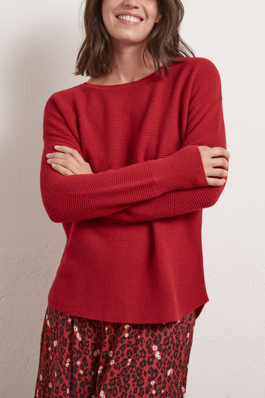 Djody - Pull oversize en laine ottoman Faume - seconde main