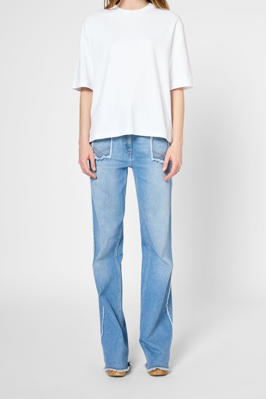 T-shirt ample en coton épais - GALINA Faume - seconde main