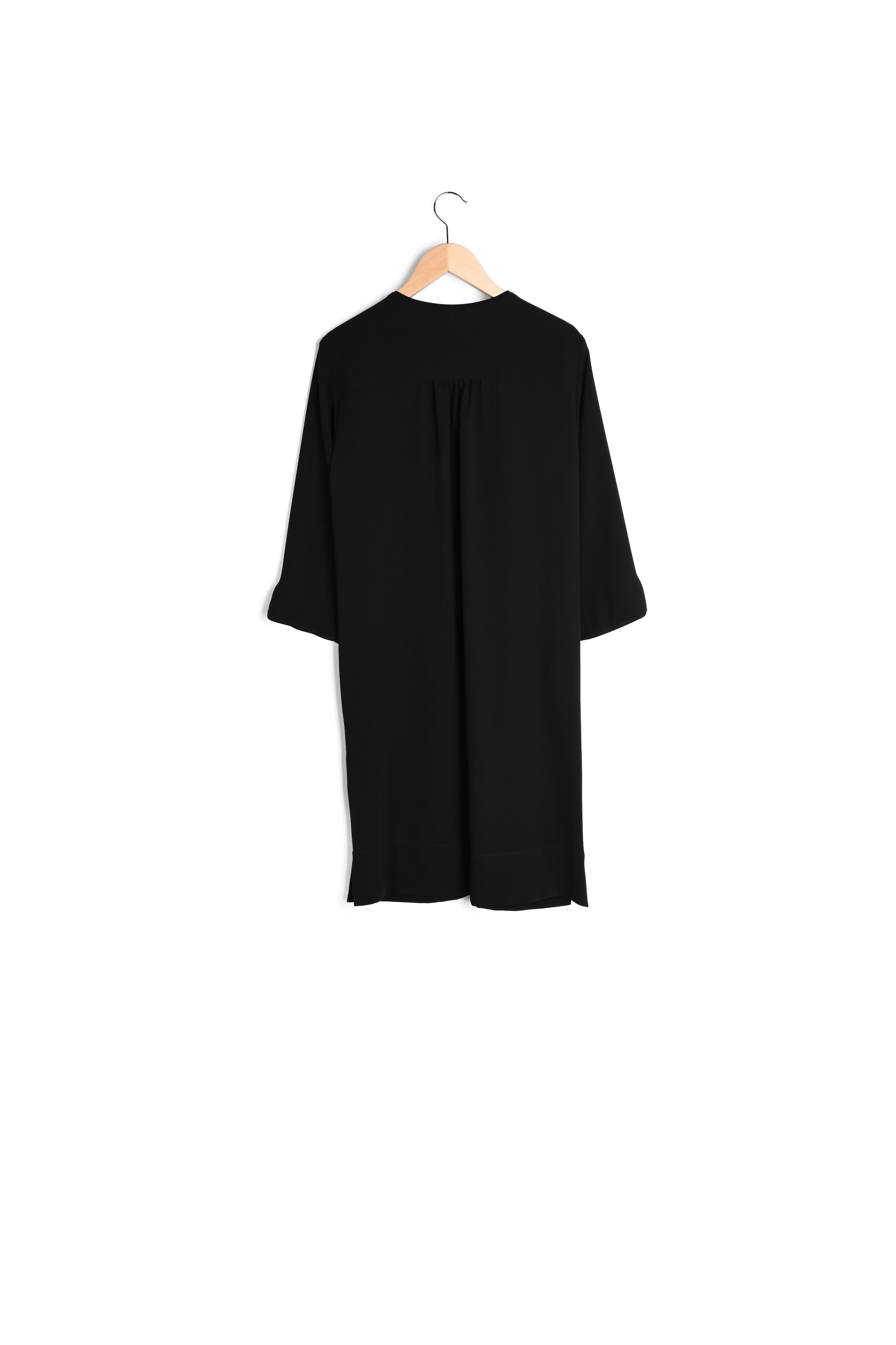 Robe en crêpe à encolure zippée - JAUFFRE Faume - seconde main
