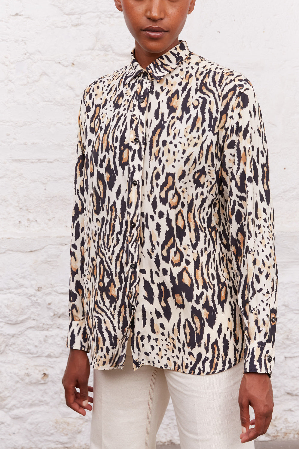 Chemise à imprimé léopard - CLYDE Faume - seconde main
