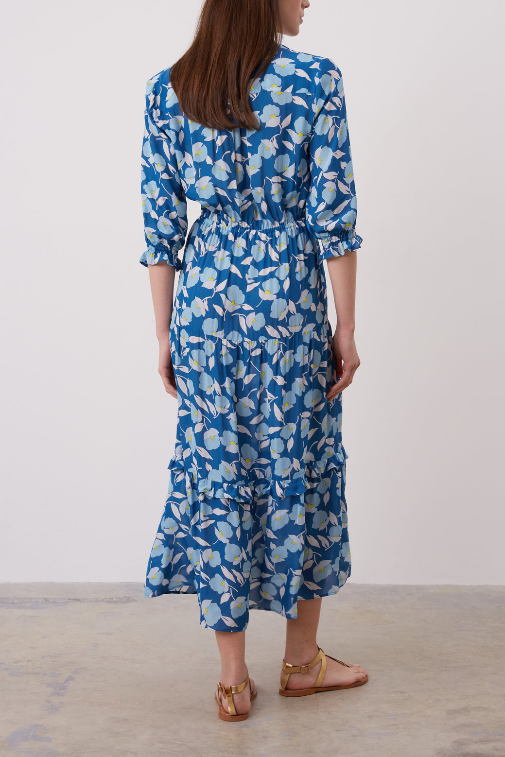 Robe longue Pivoines - ANNEA Faume - seconde main