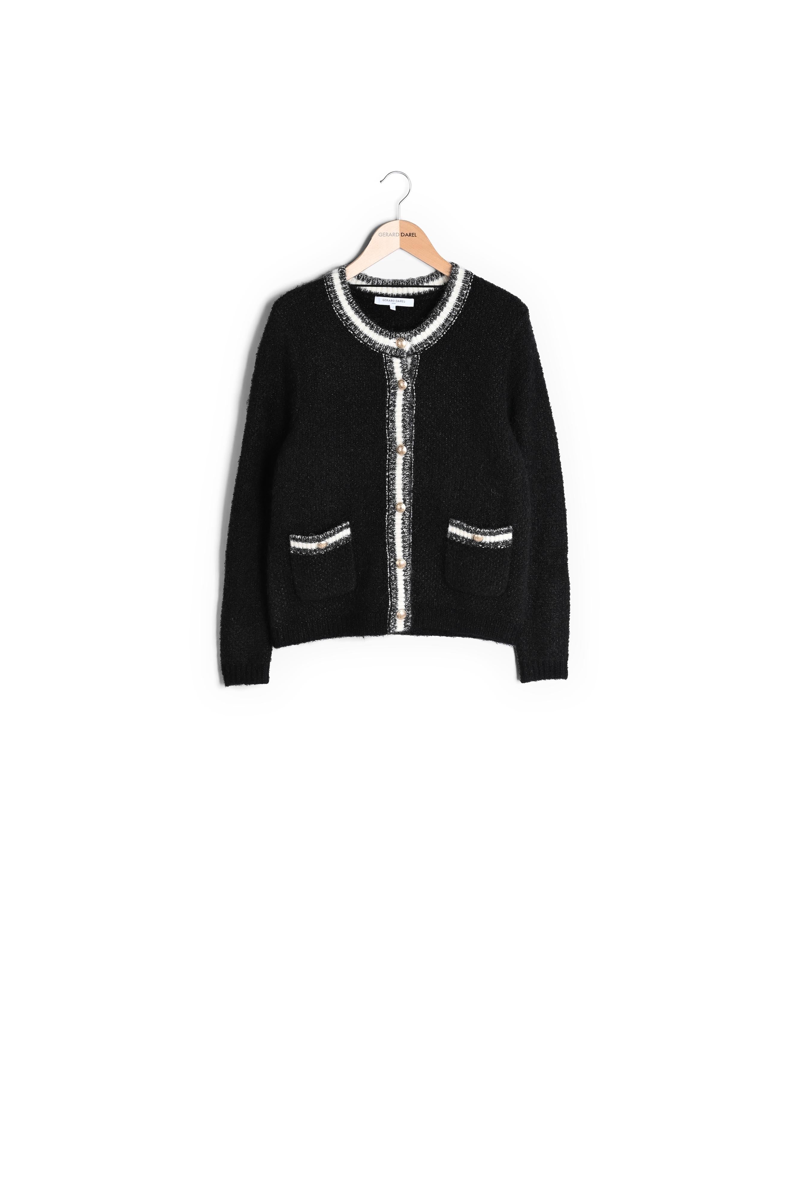 Gilet épais en laine et mohair mélangés - LESSANDRA Faume - seconde main