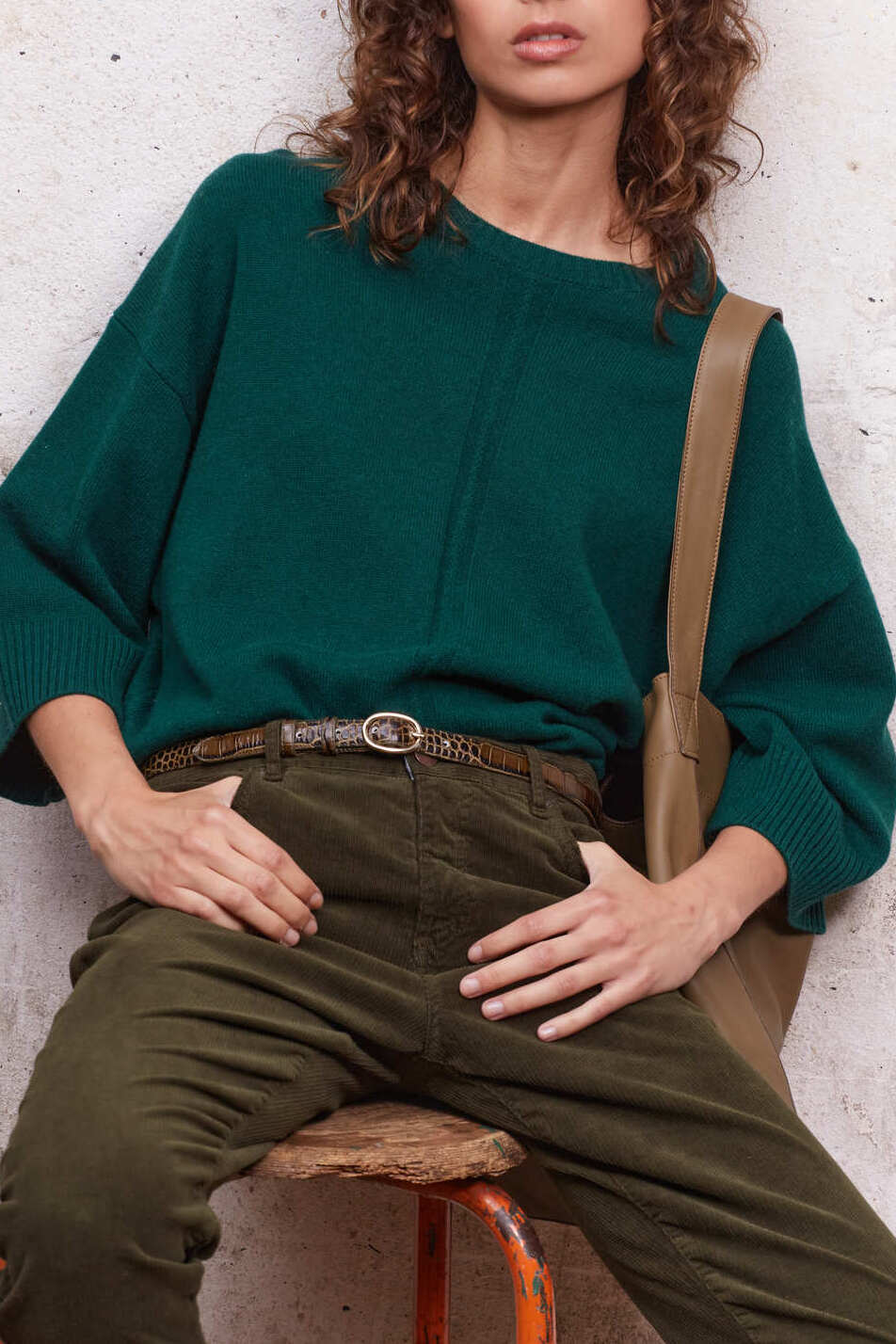 Pull oversize en laine - LALIA Faume - seconde main