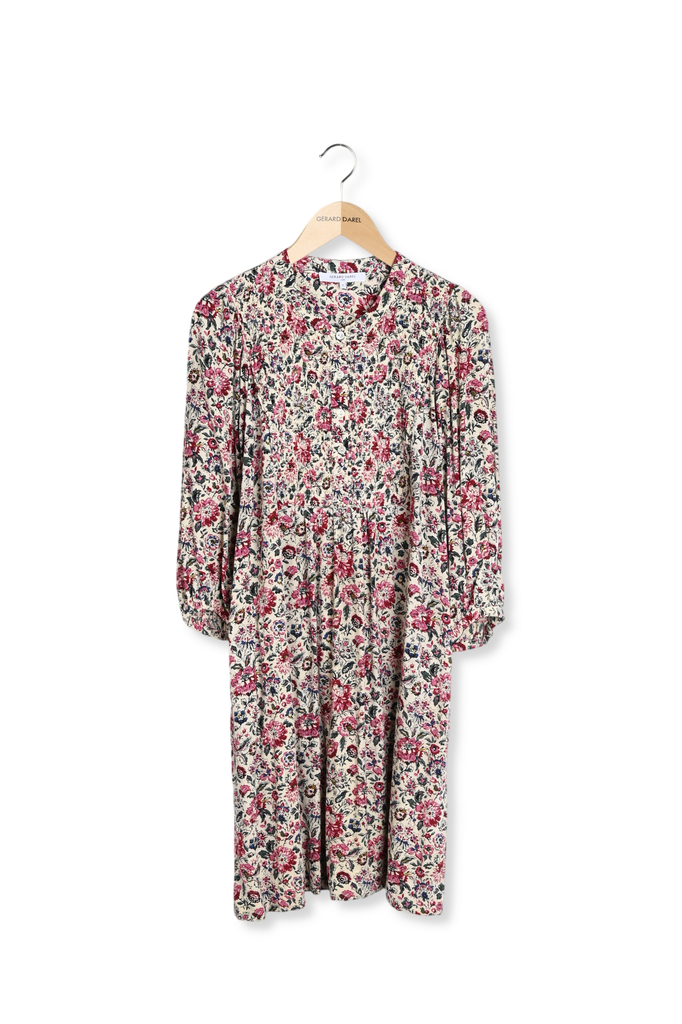 Robe à plastron smocké - JIA Faume - seconde main