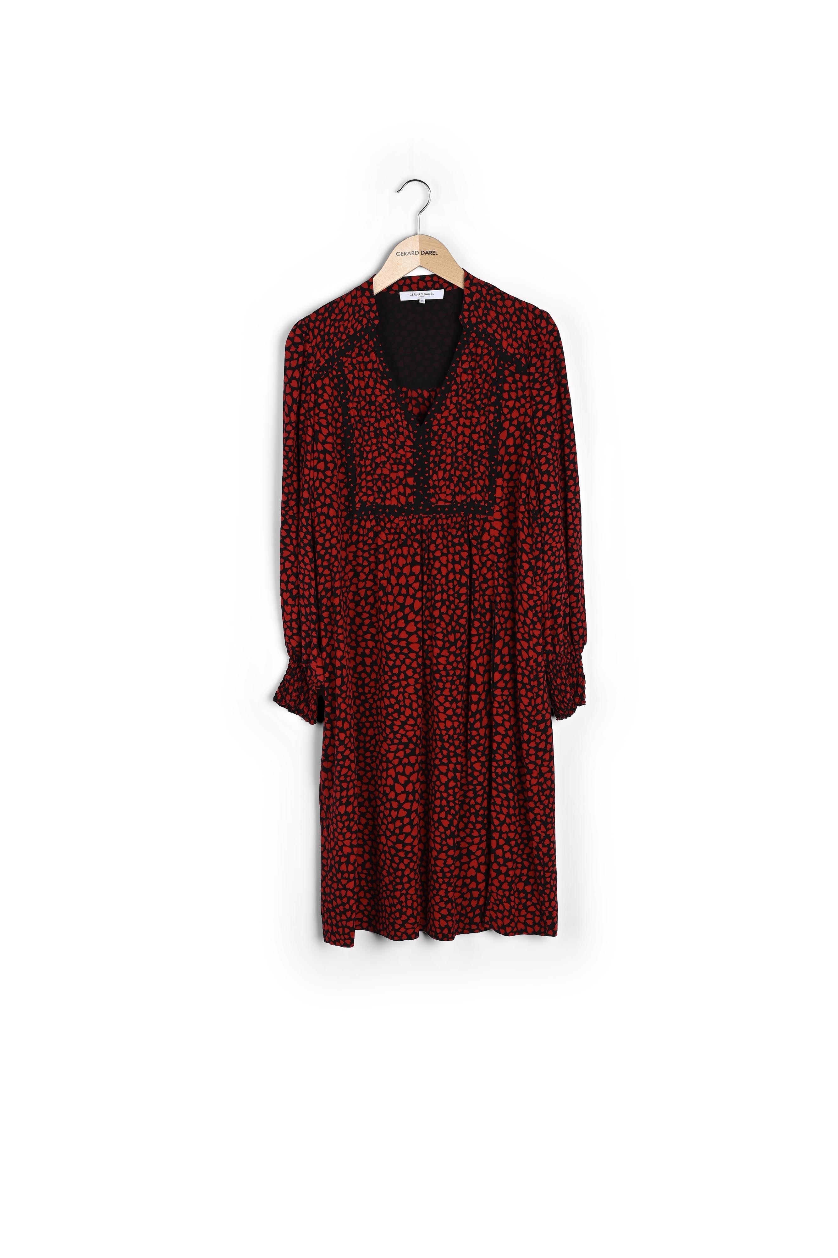 Robe loose à imprimé c½ur Faume - seconde main