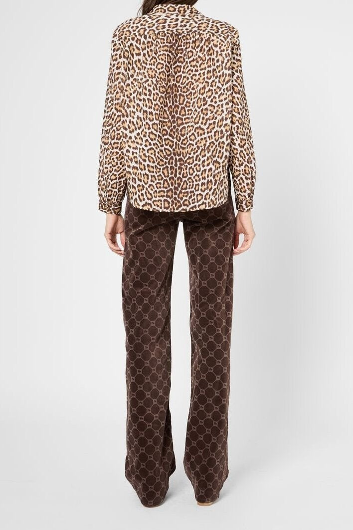 Blouse léopard en coton - UTHIA Faume - seconde main