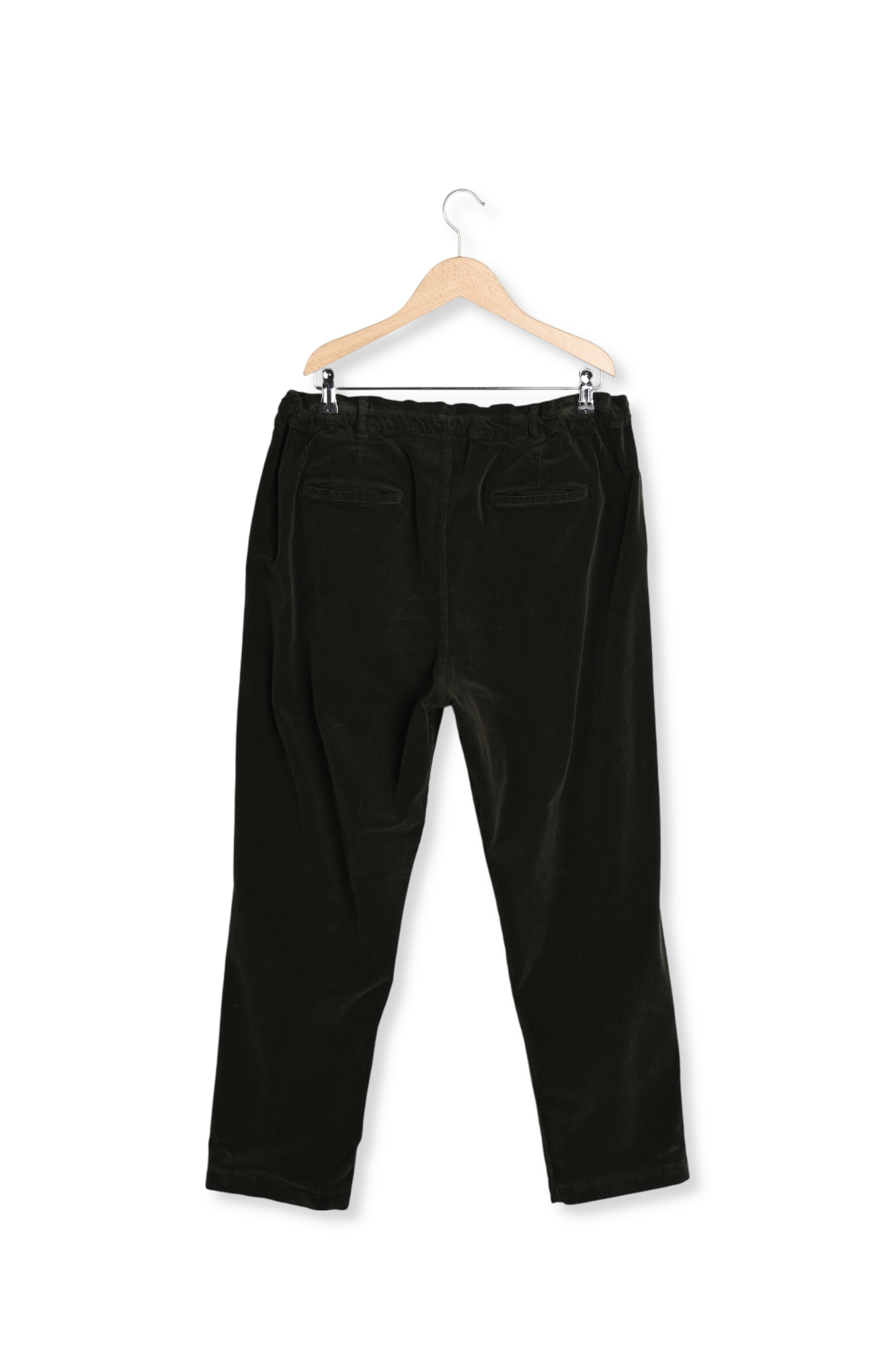 Pantalon élastiqué en velours à côtes - NYMPHIE Faume - seconde main