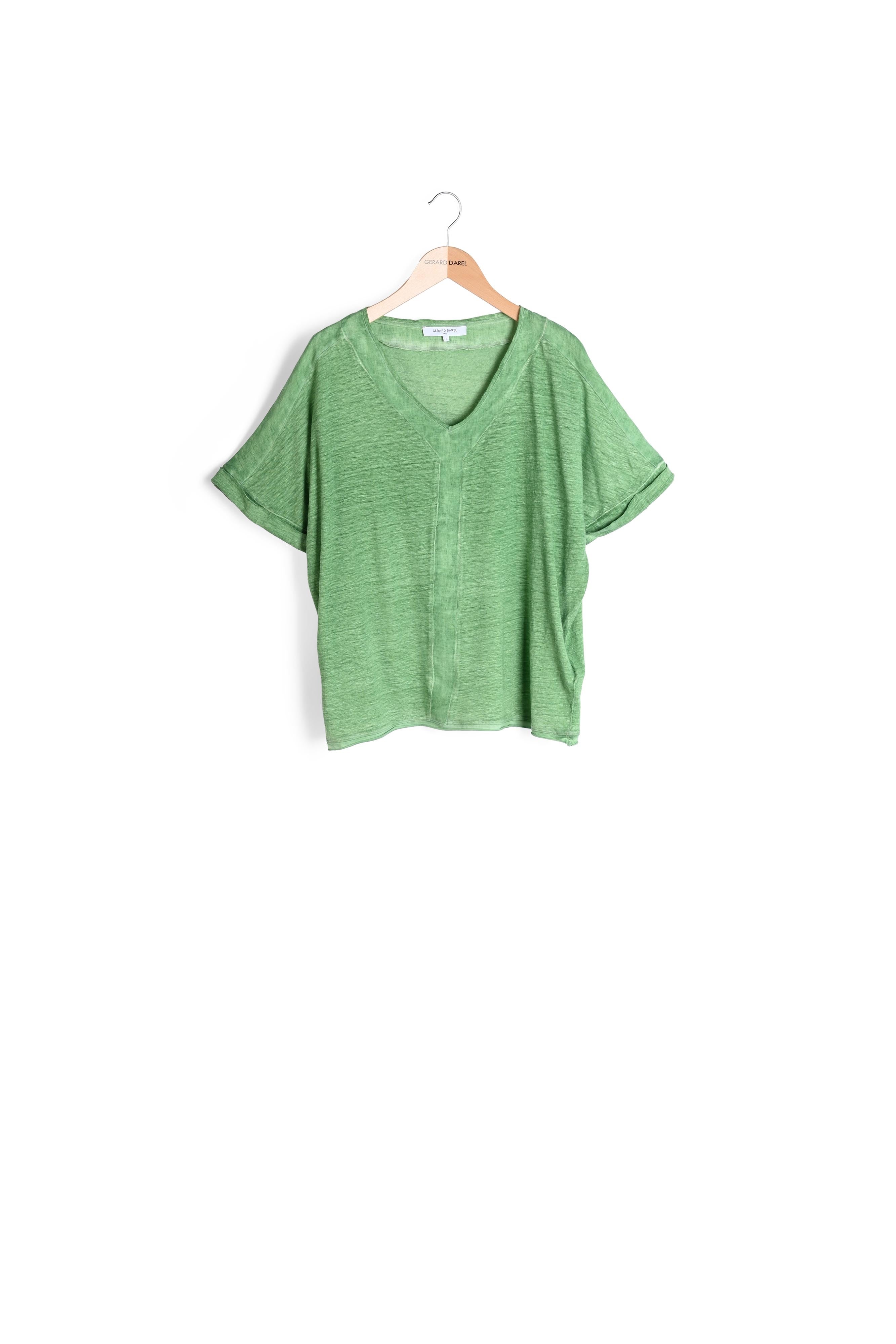 T-Shirt oversize en lin - AGATHA Faume - seconde main