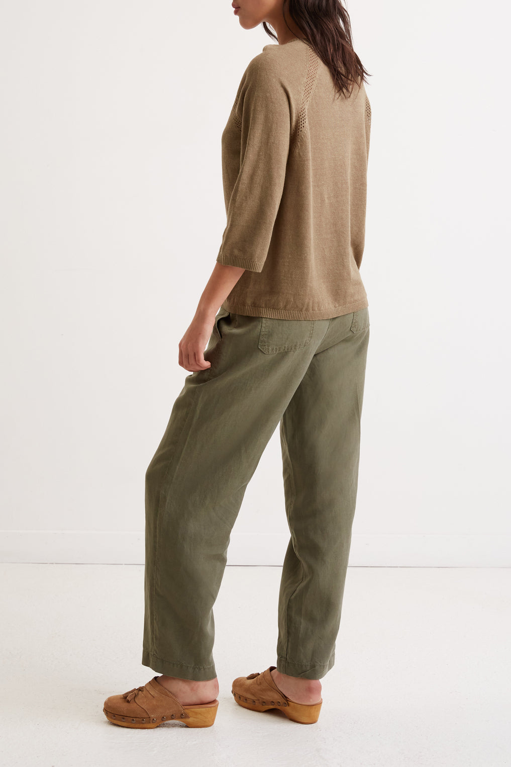 Pull col rond en lin - LANNA Faume - seconde main