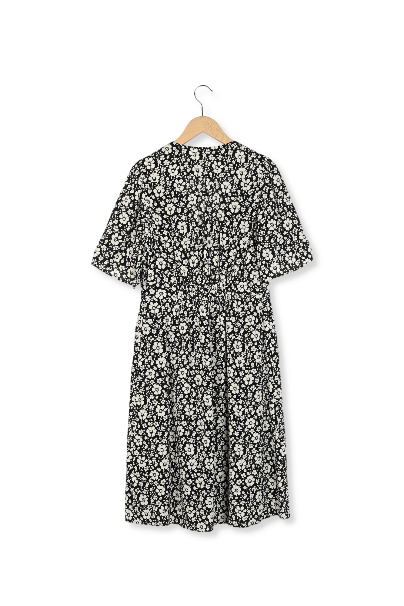 Robe courte et cintrée à fleurs - PAGET Faume - seconde main