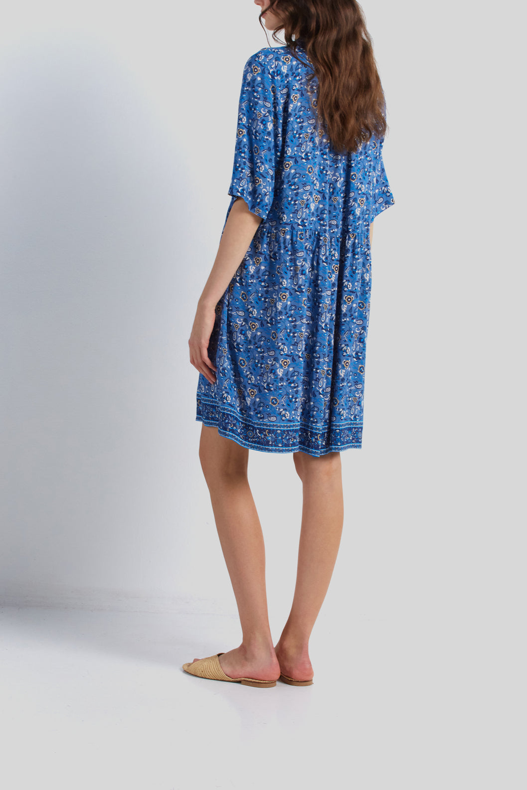 Robe empire à motif - JUDE Faume - seconde main