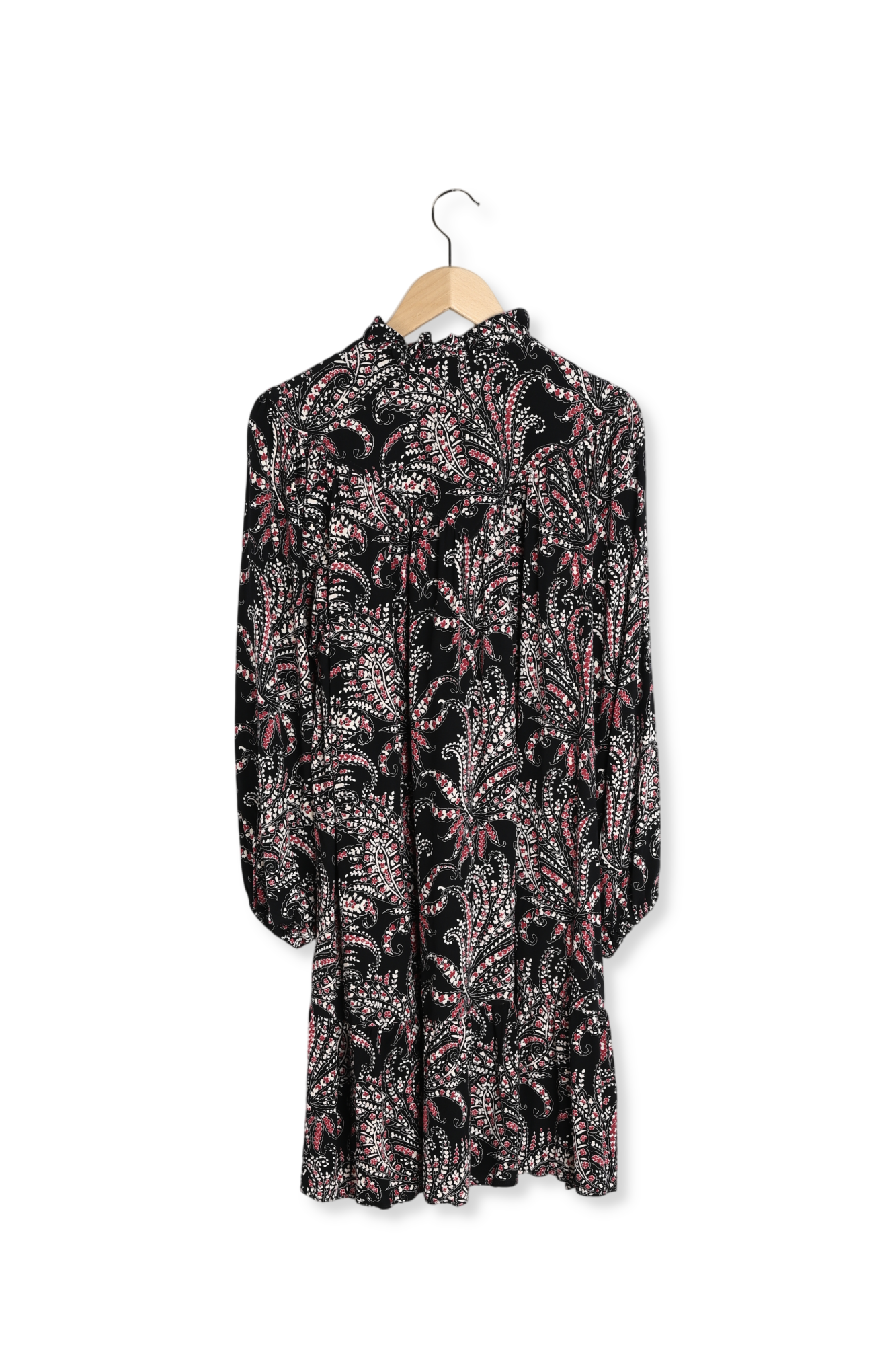 Robe col montant et imprimé cachemire - JUDY Faume - seconde main