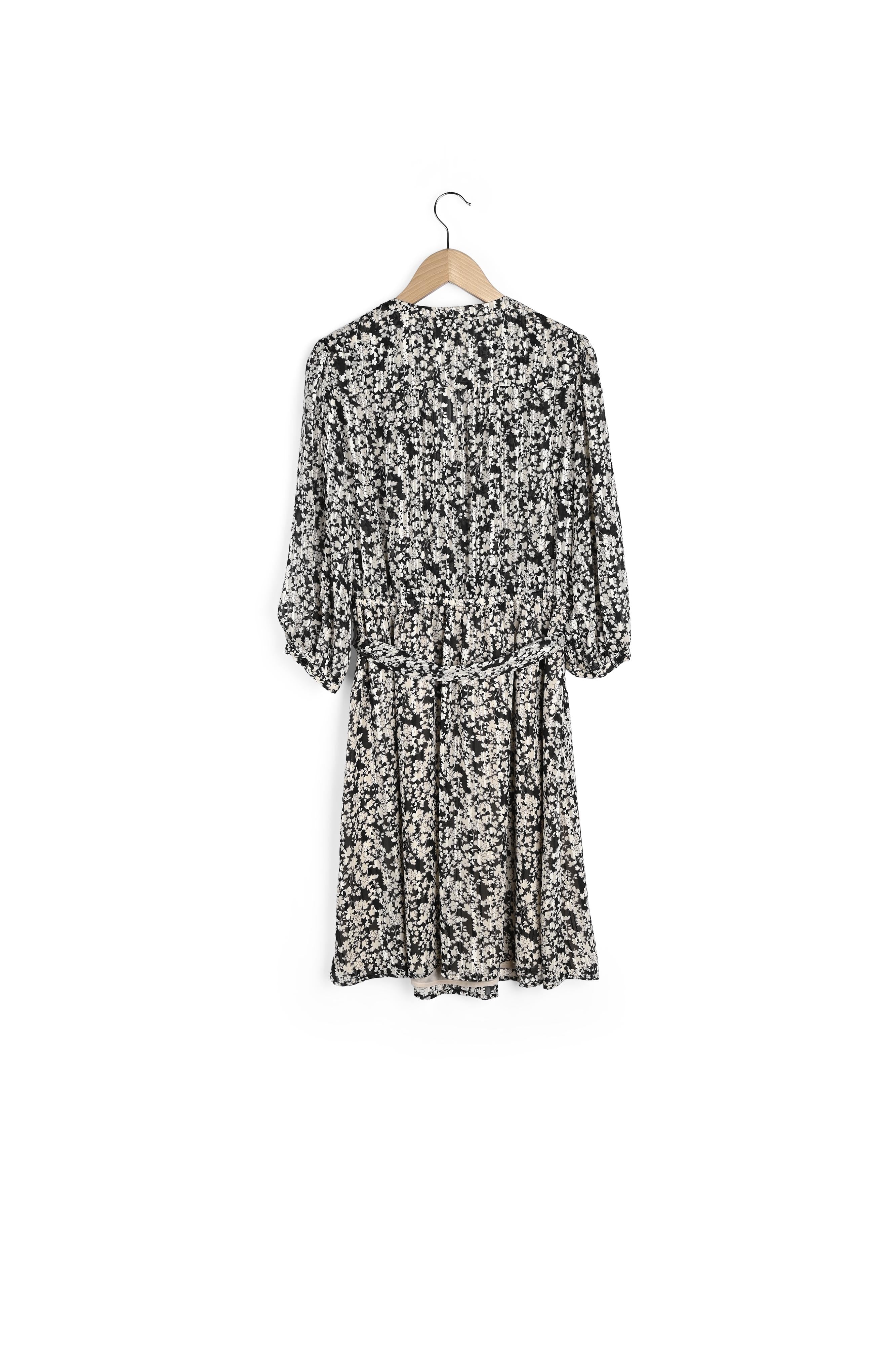 Robe imprimé fleuri bicolore - JUNON Faume - seconde main