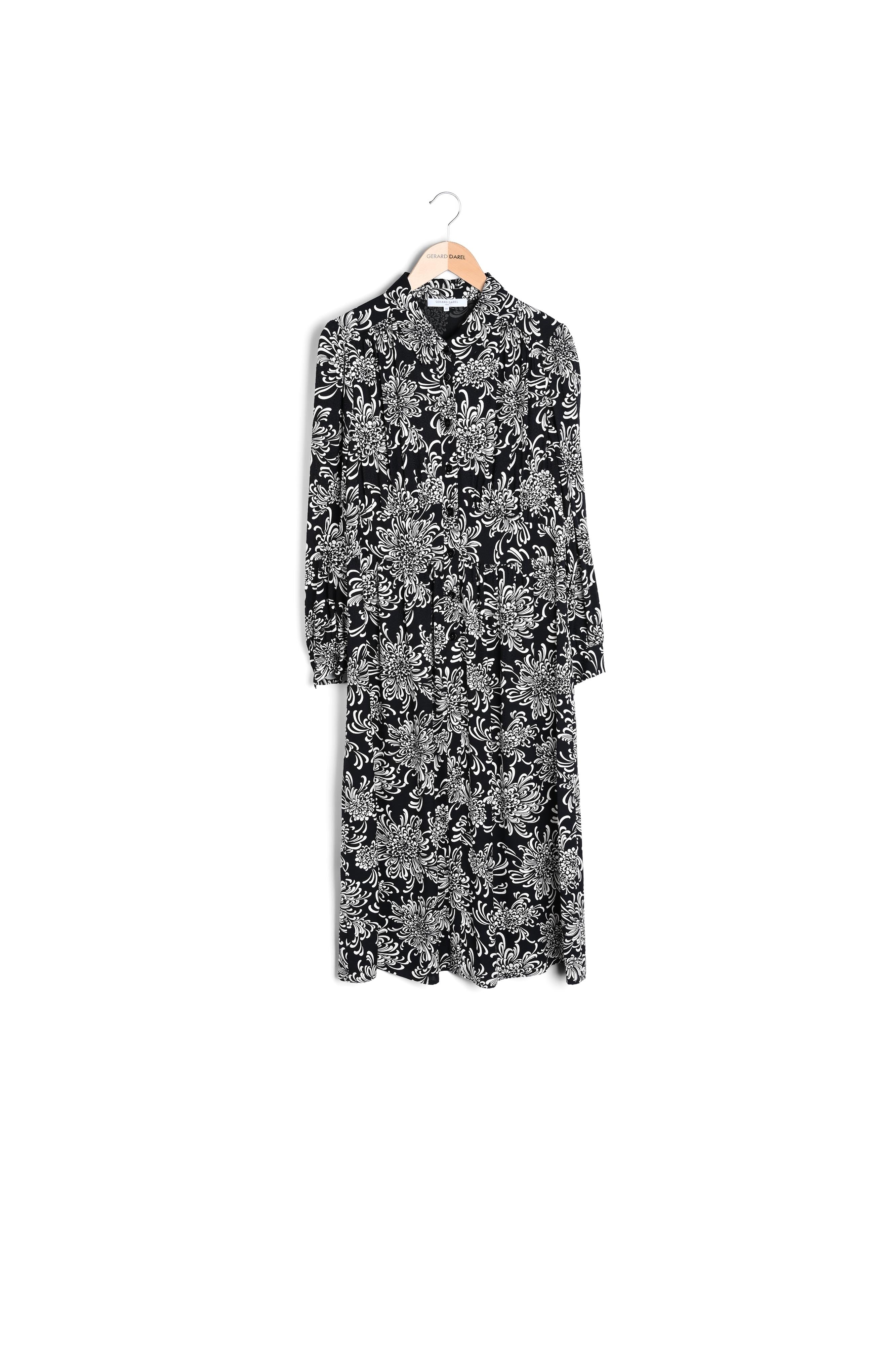 Robe longue en jacquard à imprimé animalier Faume - seconde main