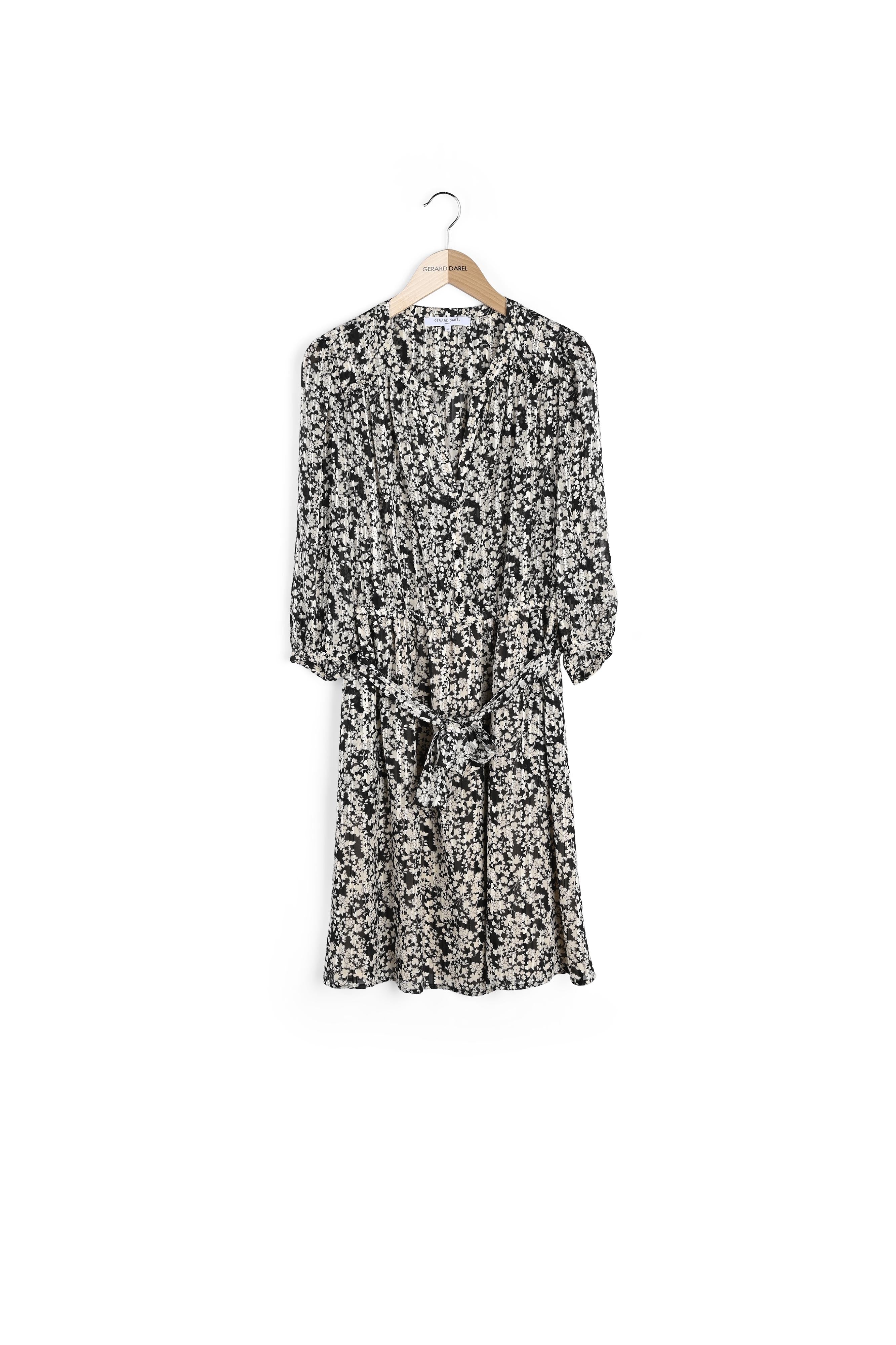 Robe imprimé fleuri bicolore - JUNON Faume - seconde main