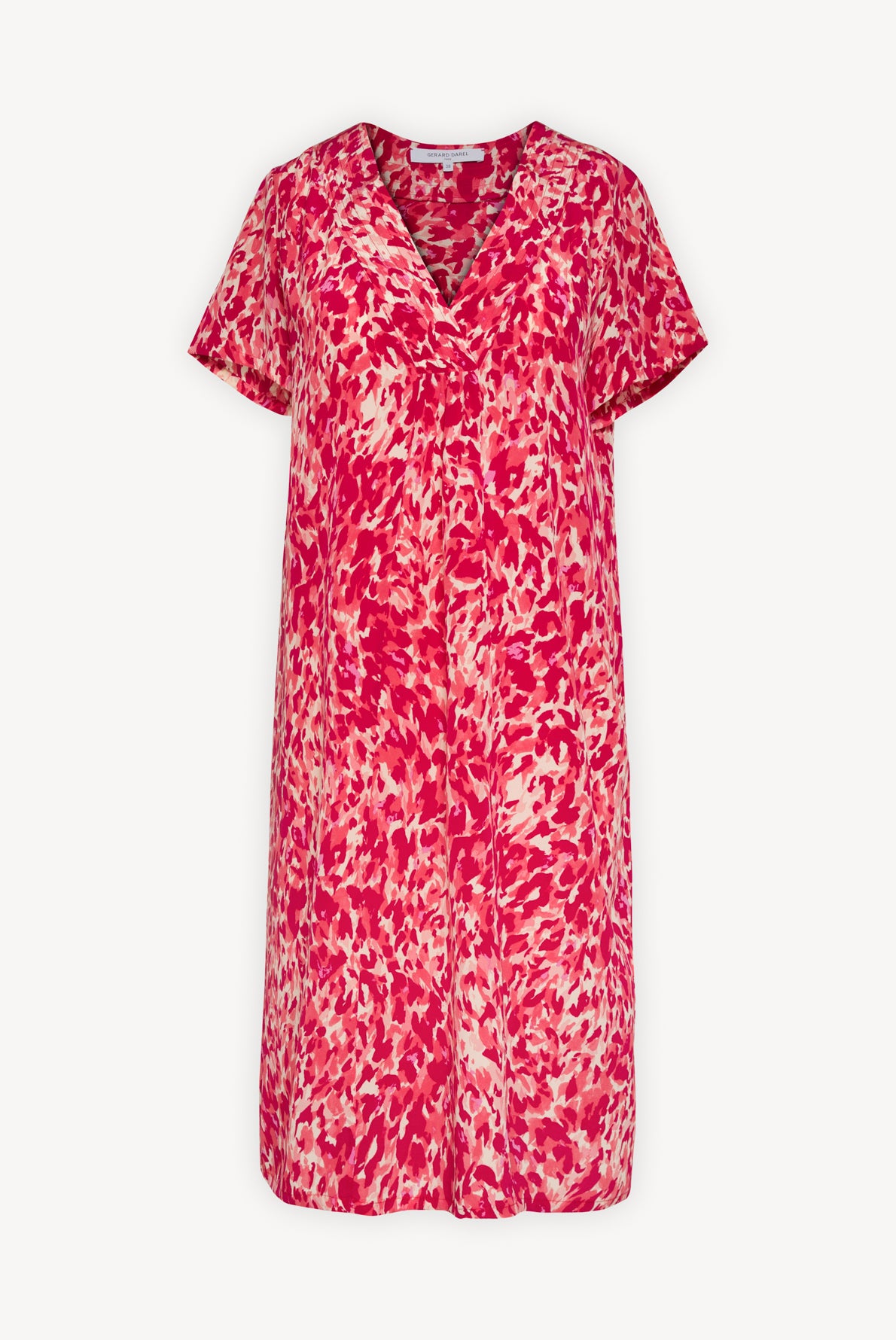 SIBILLA - Robe courte en soie imprimée Faume - seconde main