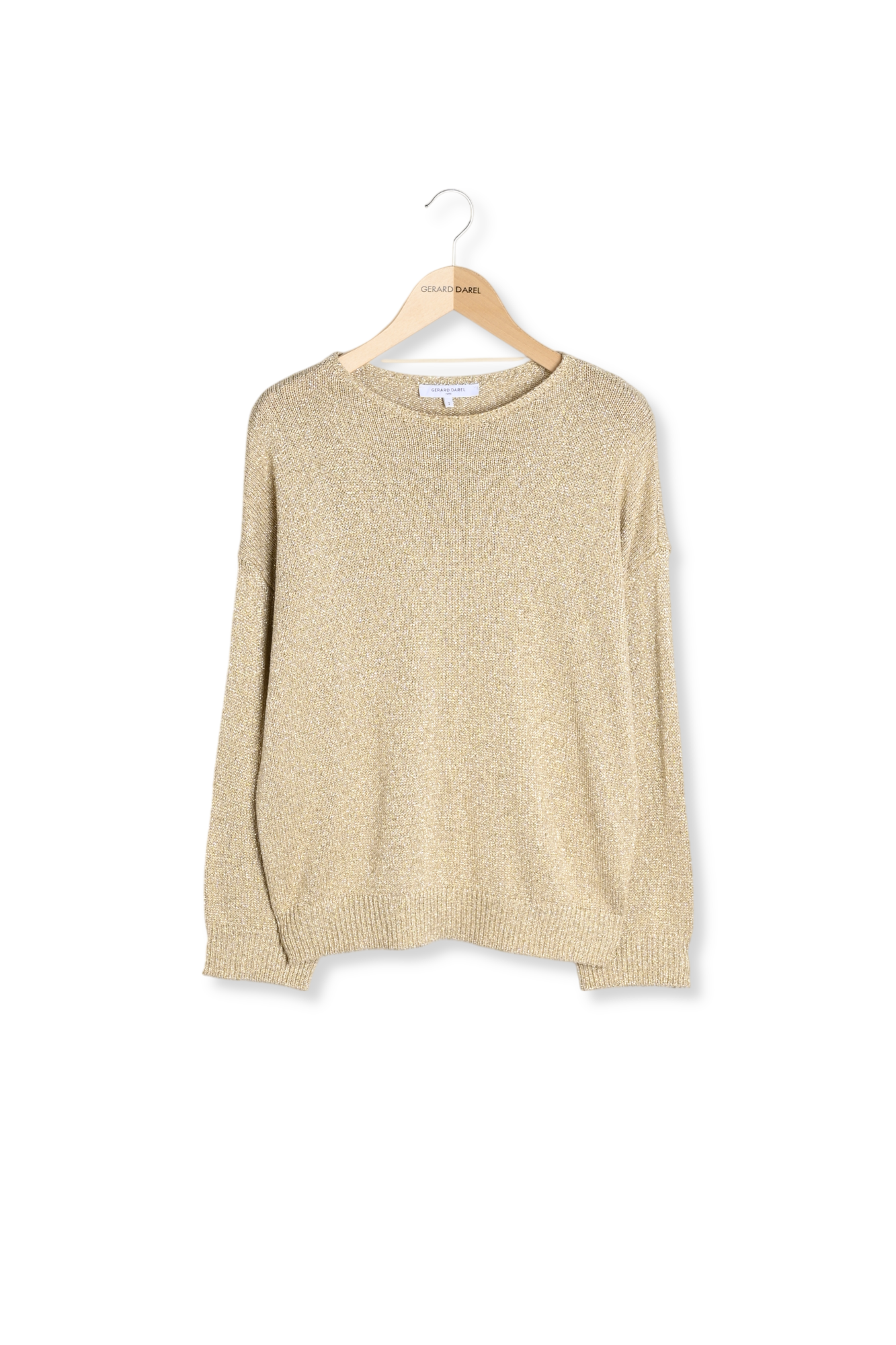 Pull en maille dorée - ELIANNA Faume - seconde main