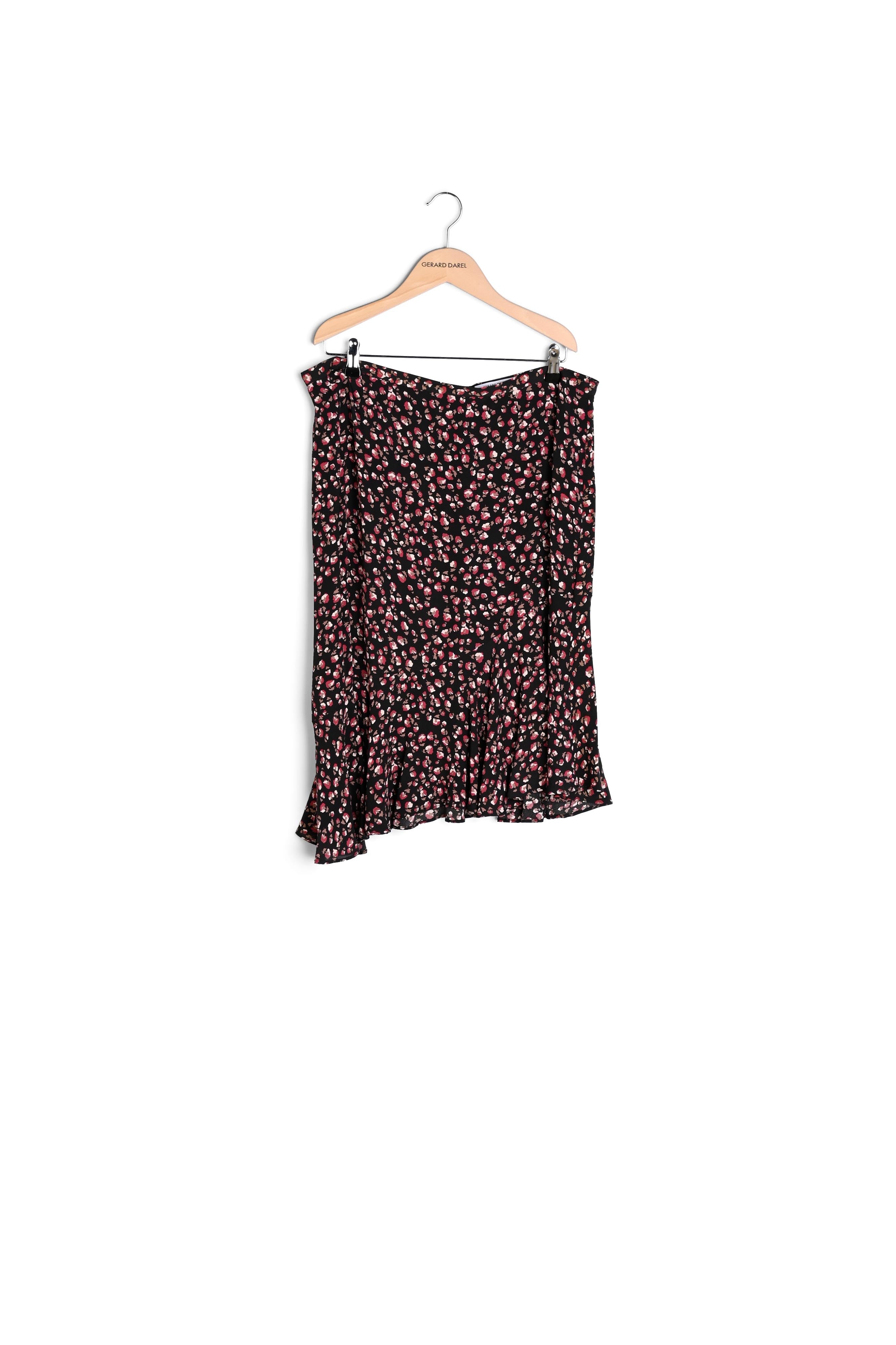 TEVA - Jupe asymétrique en mousseline imprimée Faume - seconde main