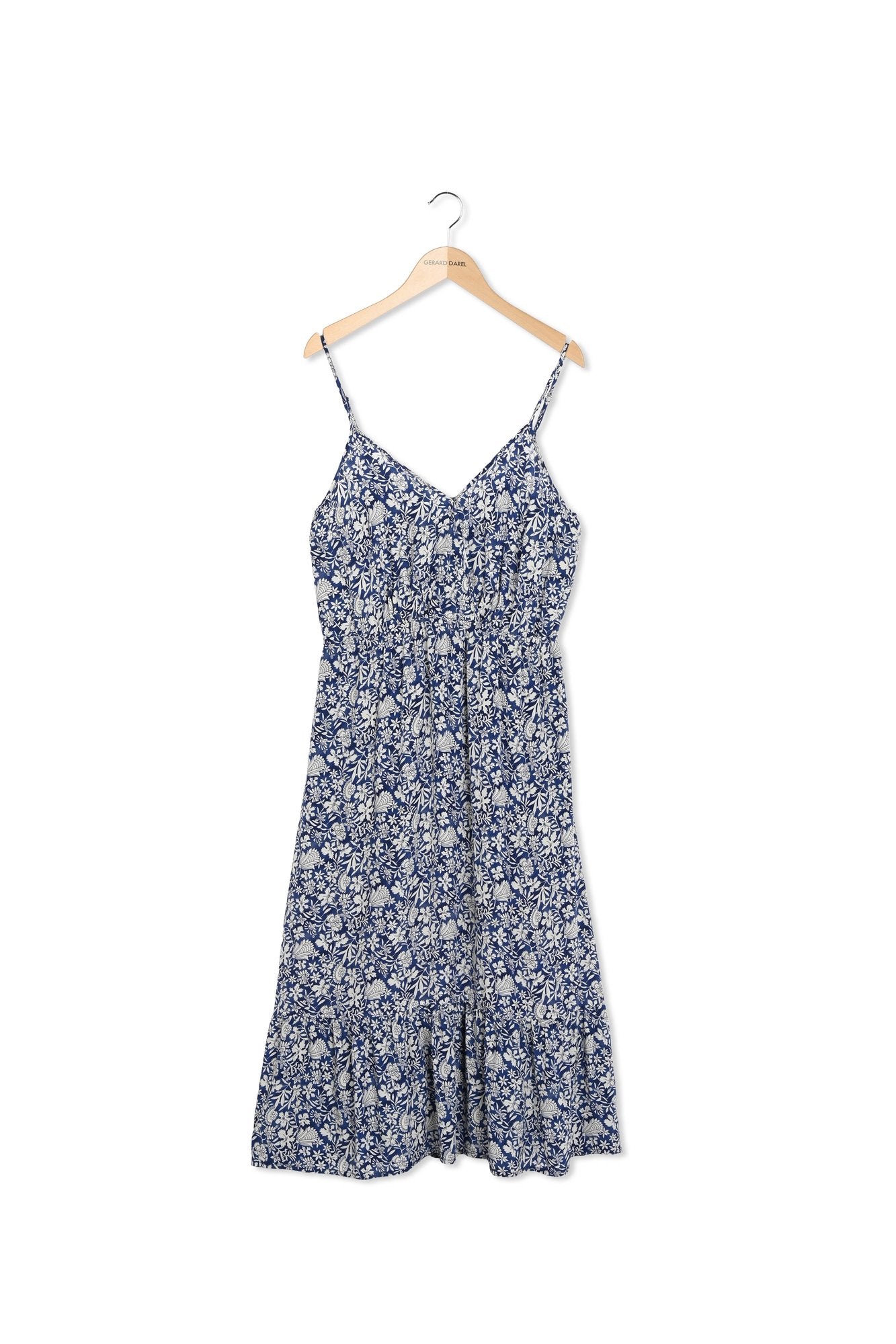 Robe imprimée à bretelles - ESIA Faume - seconde main