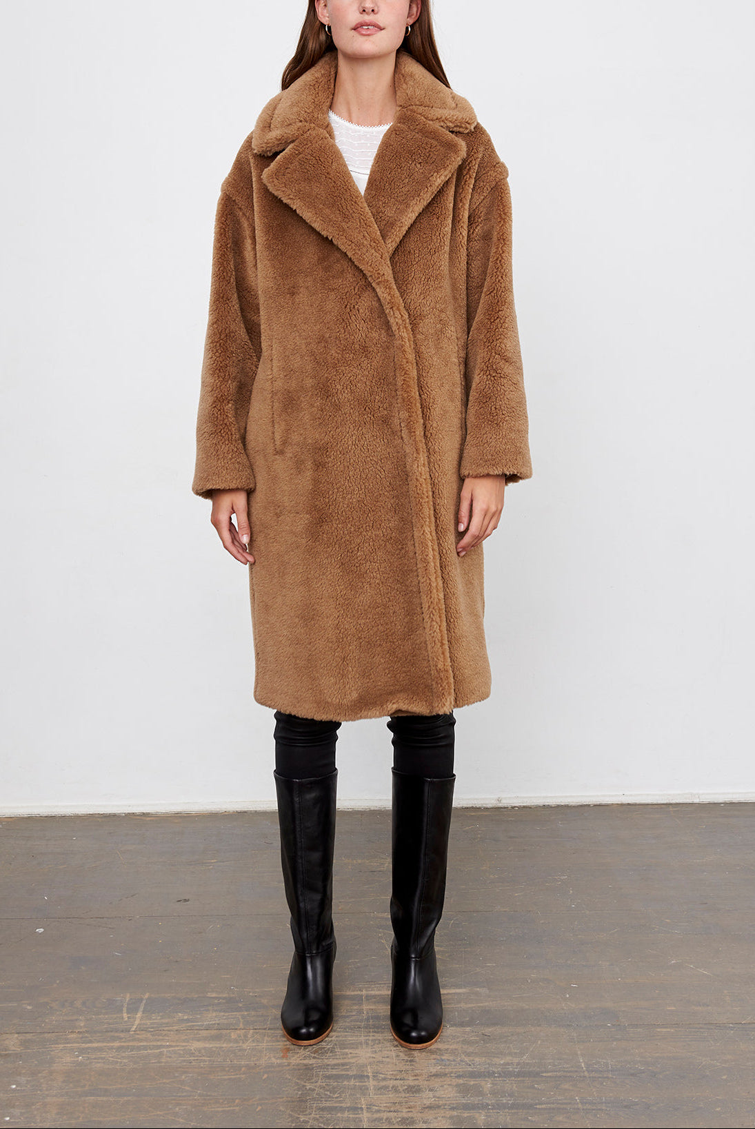 POLIN - Manteau en fausse fourrure Faume - seconde main