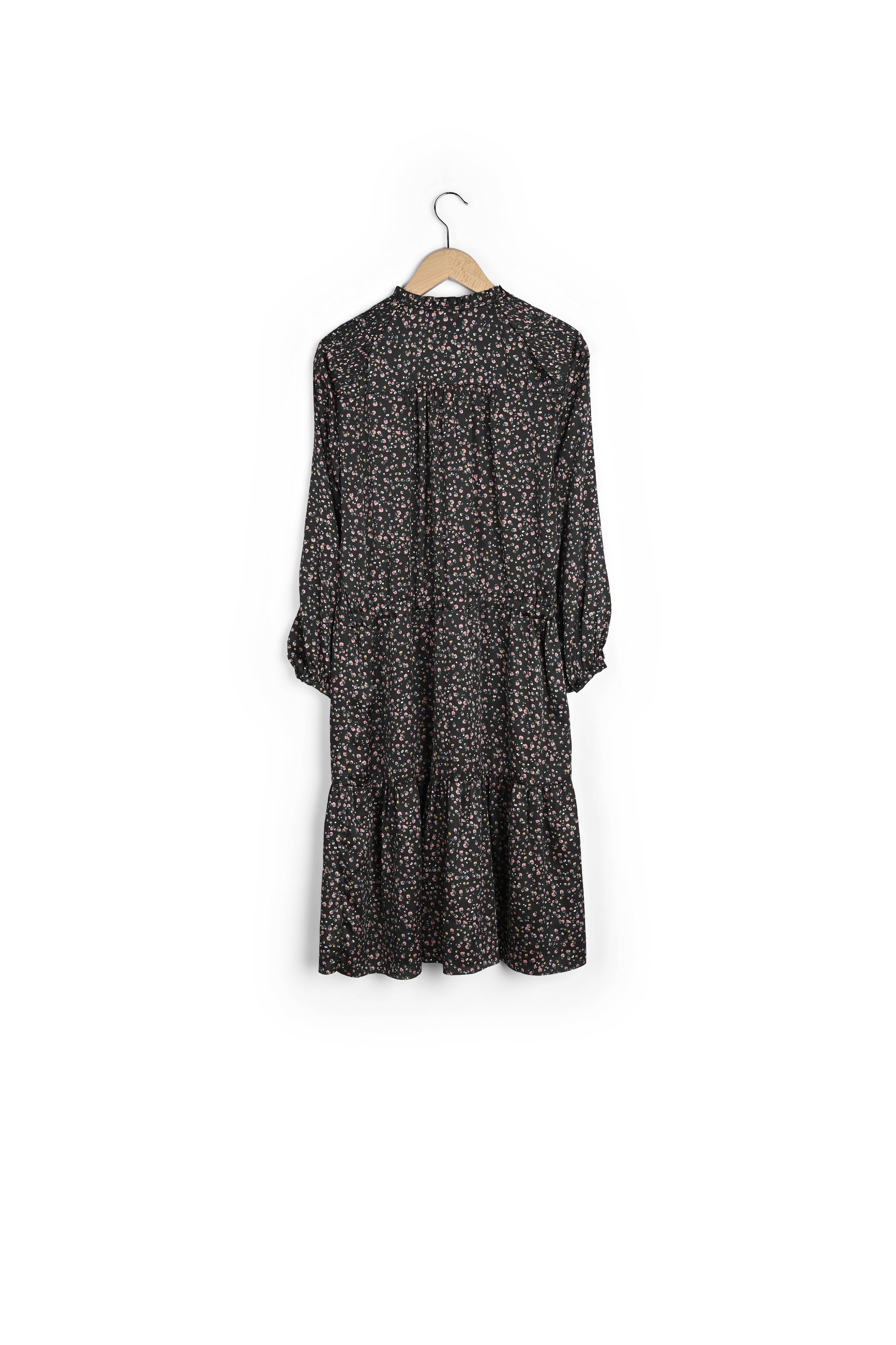 DIXIE - Robe longue imprimé floral Faume - seconde main