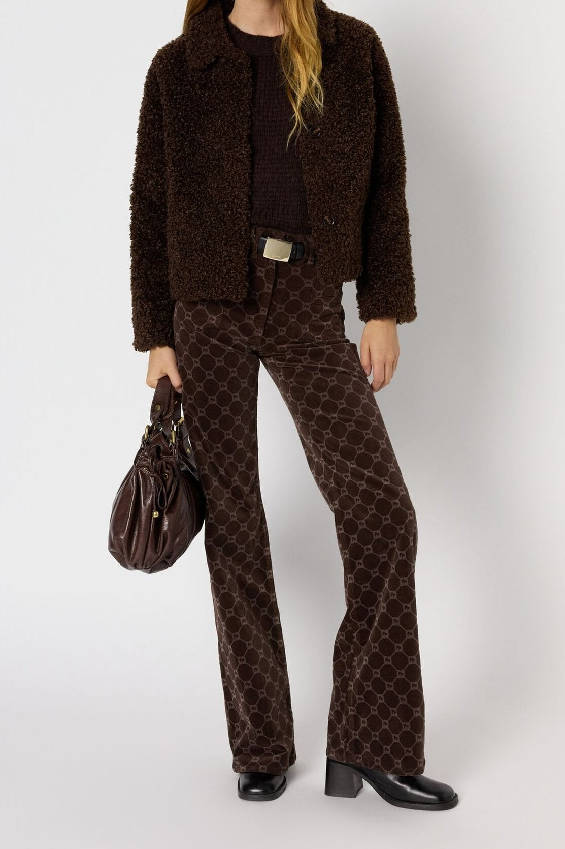 Manteau court en fausse fourrure - MAVIS Faume - seconde main