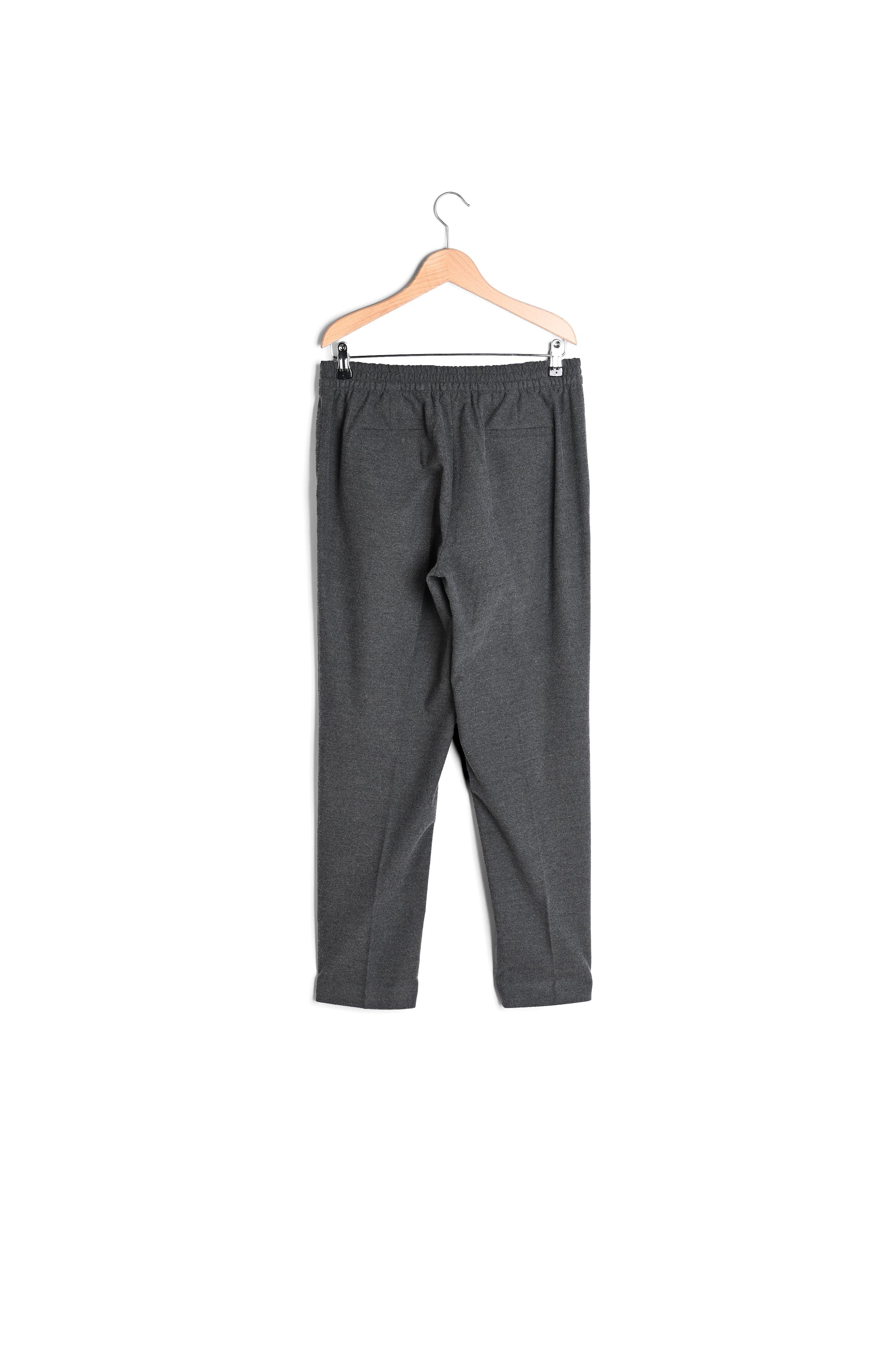 Pantalon en laine fine élastiqué à la taille - ELINDA Faume - seconde main