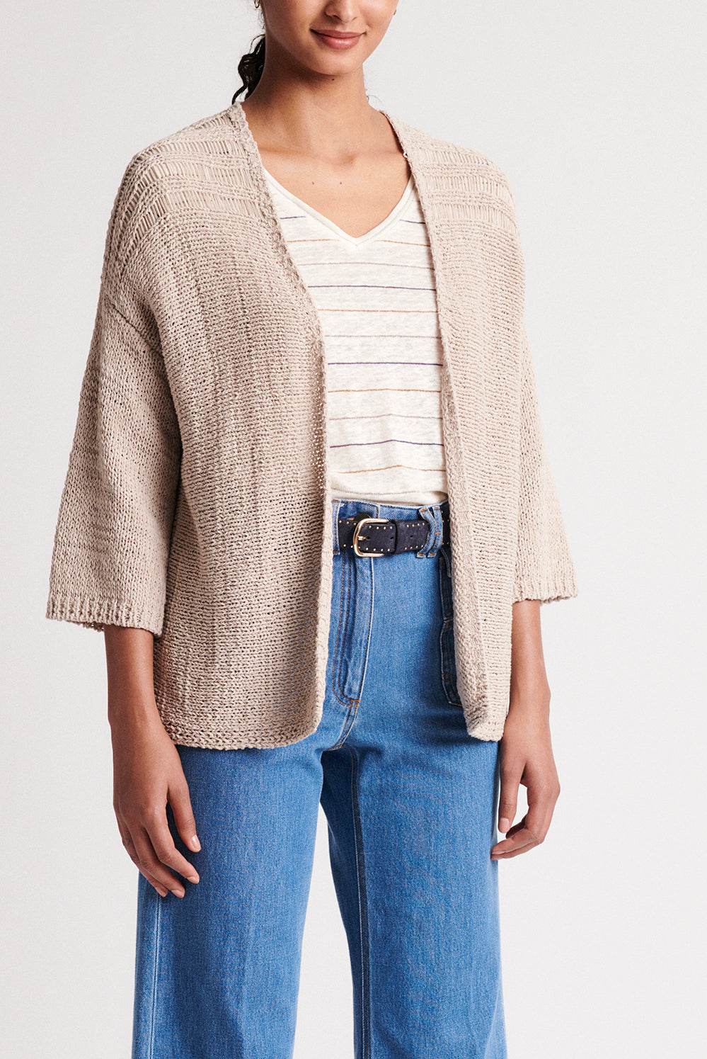 EMILIANA - Gilet en coton organique Faume - seconde main