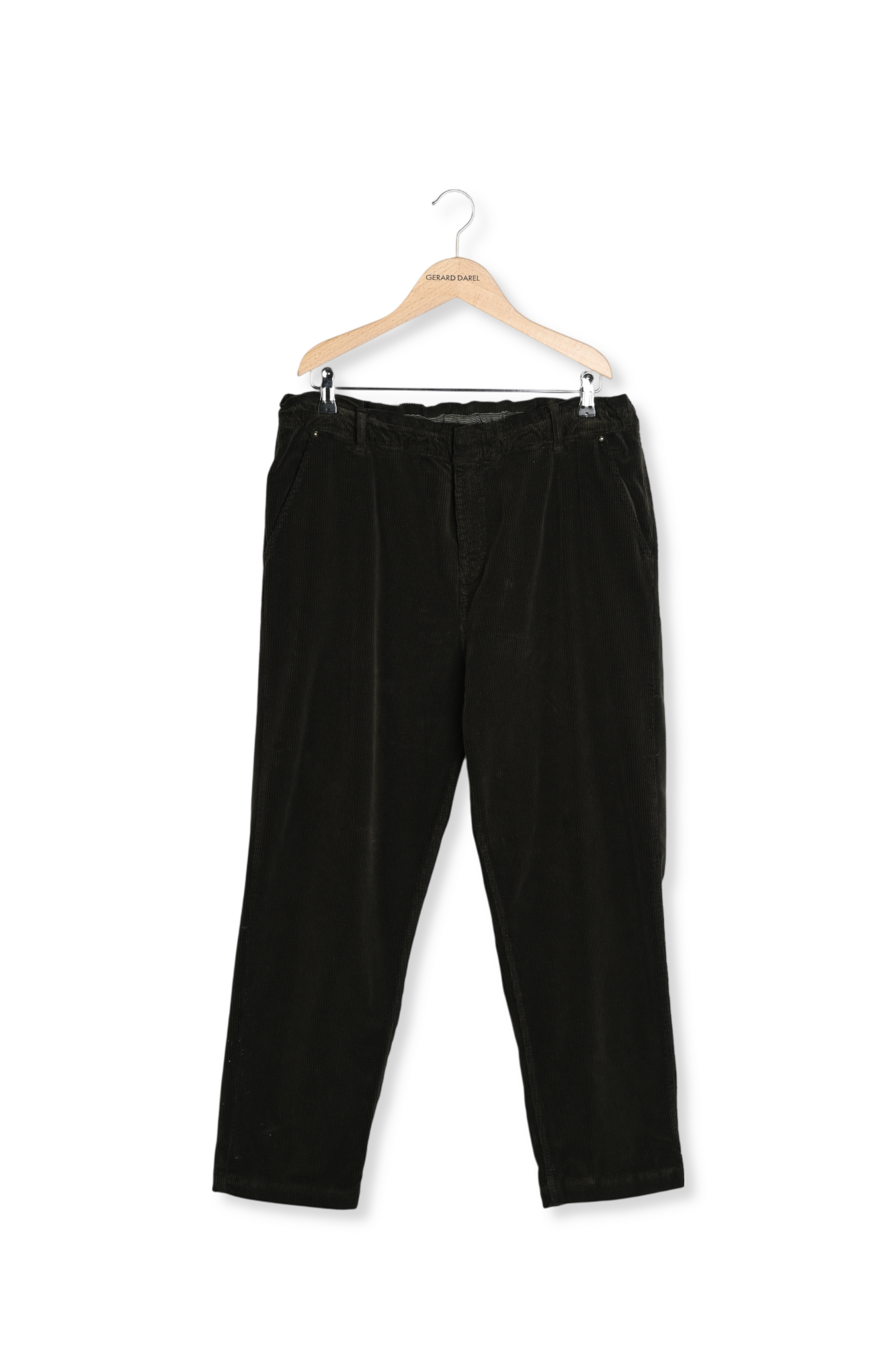 Pantalon élastiqué en velours à côtes - NYMPHIE Faume - seconde main