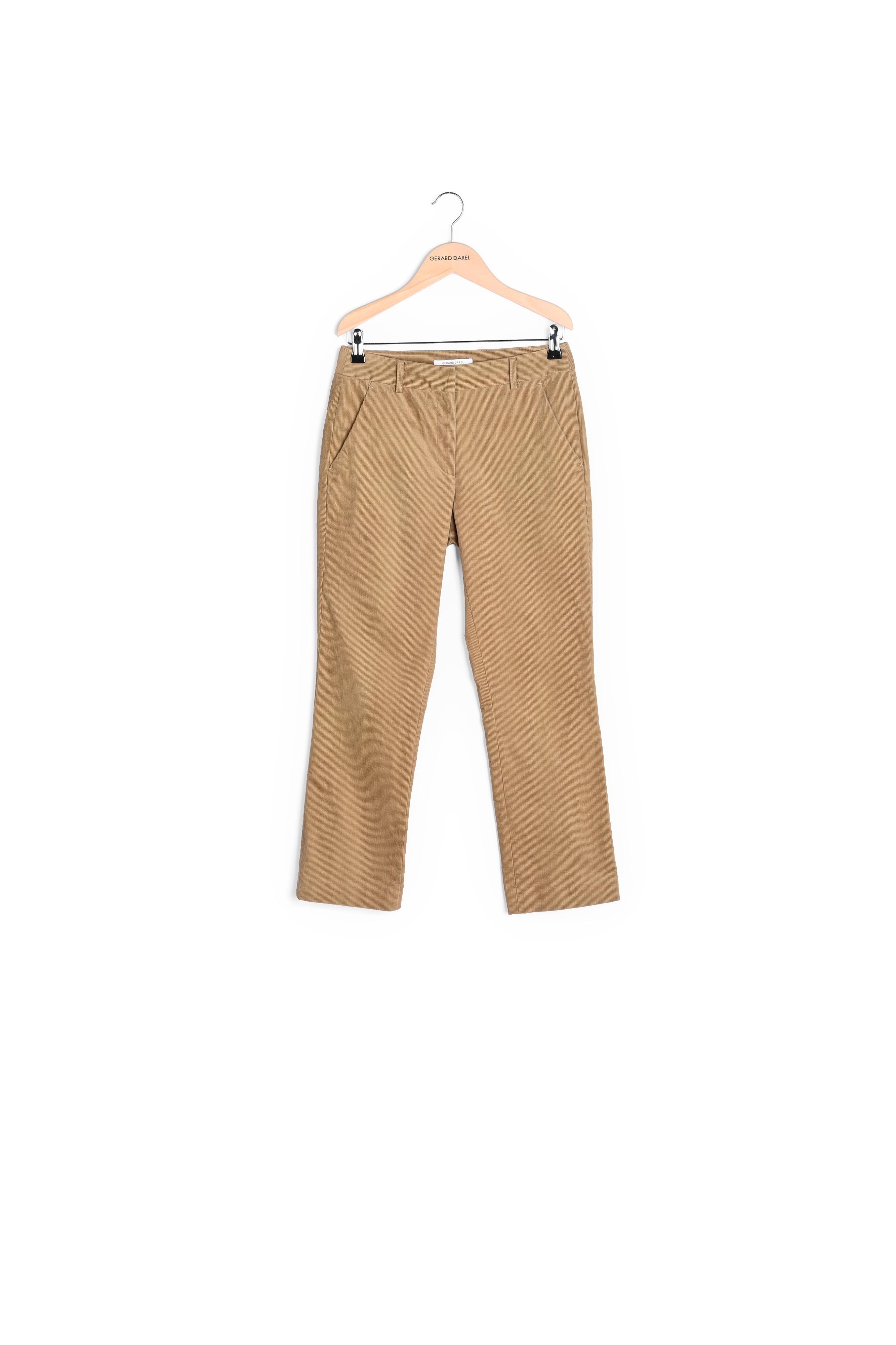 Lillia - Pantalon 7/8 en velours côtelé Faume - seconde main
