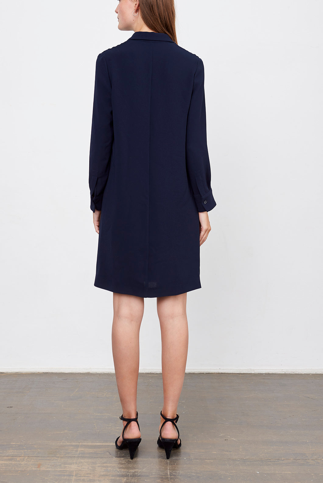 DAENA - Robe en crêpe et broderie Faume - seconde main