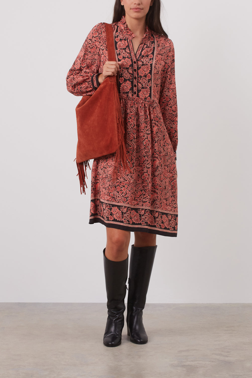 Robe à motif cachemire - JULIETTE Faume - seconde main