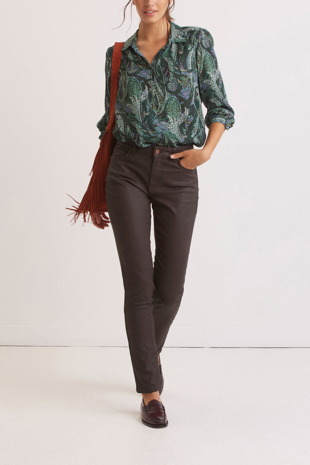 Pantalon slim coloré - ERIN Faume - seconde main