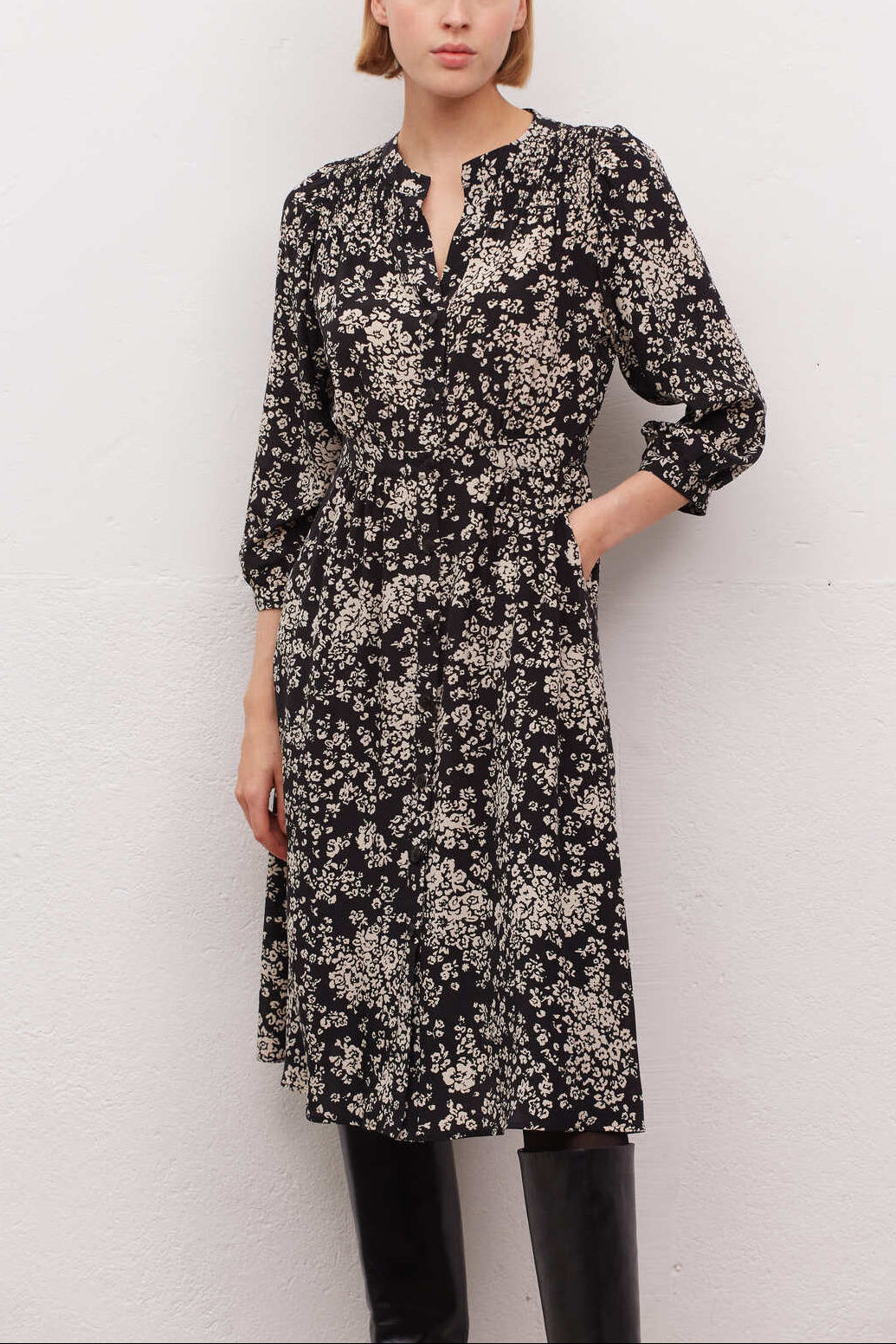 Robe chemise en soie - JENA Faume - seconde main