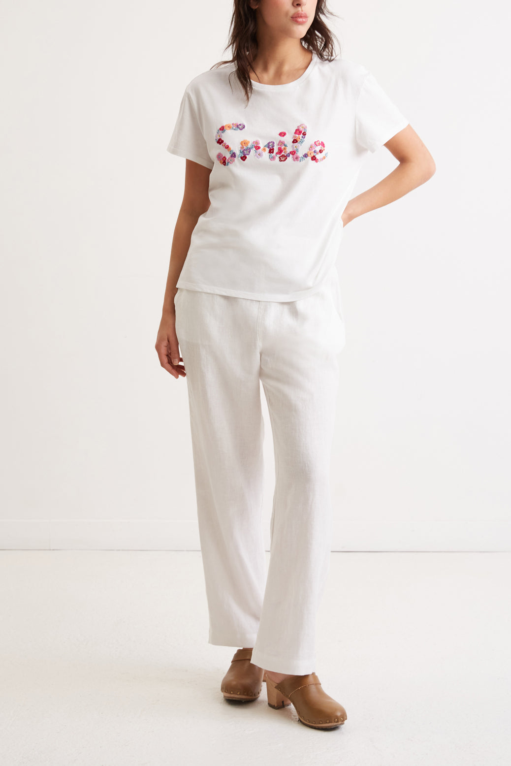 T-Shirt en coton brodé 