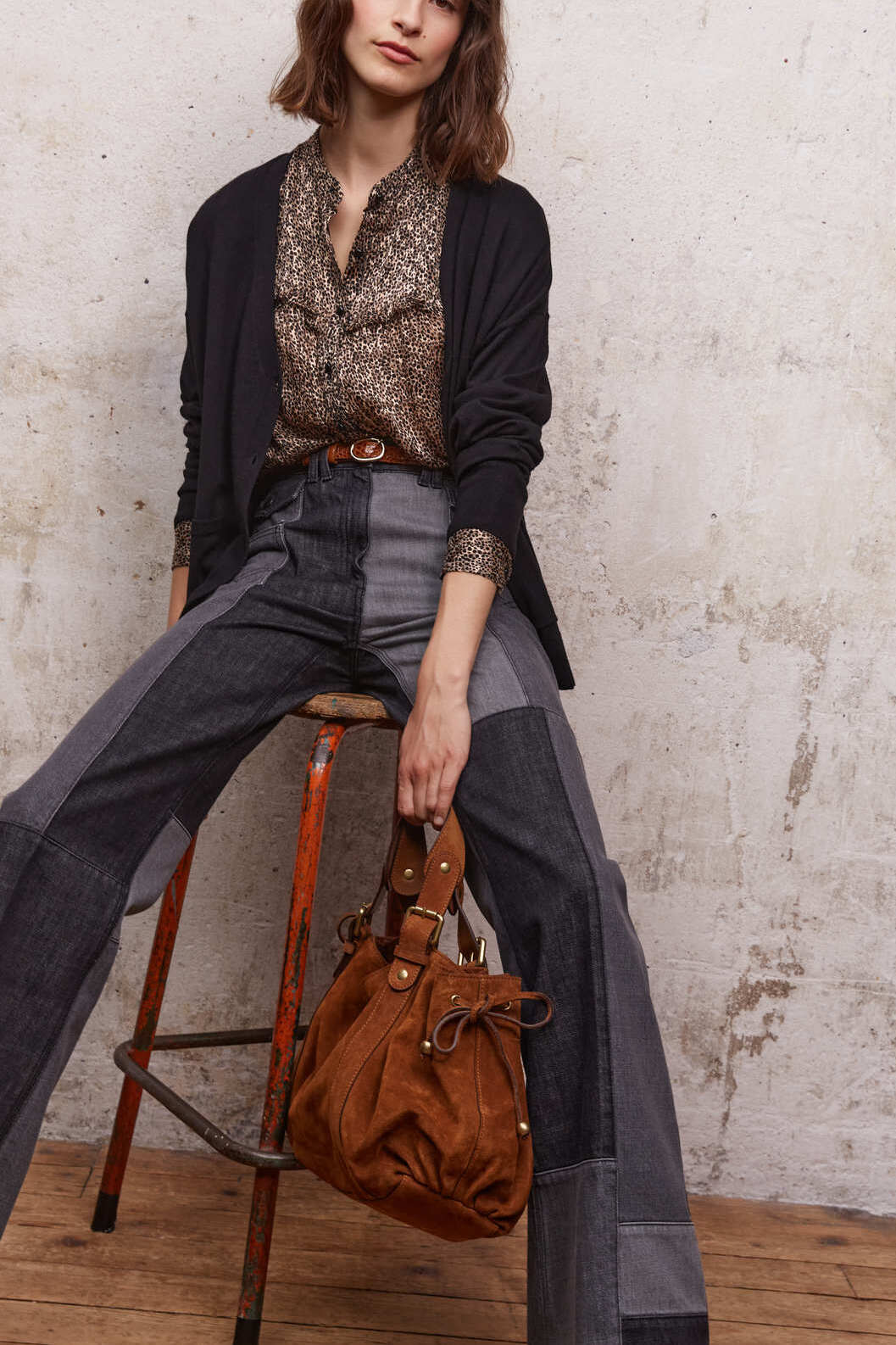 Cardigan V en maille fine - LIVIO Faume - seconde main