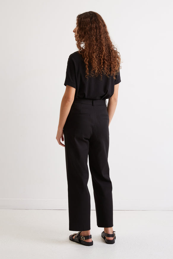 Pantalon droit en coton -  EILEEN Faume - seconde main