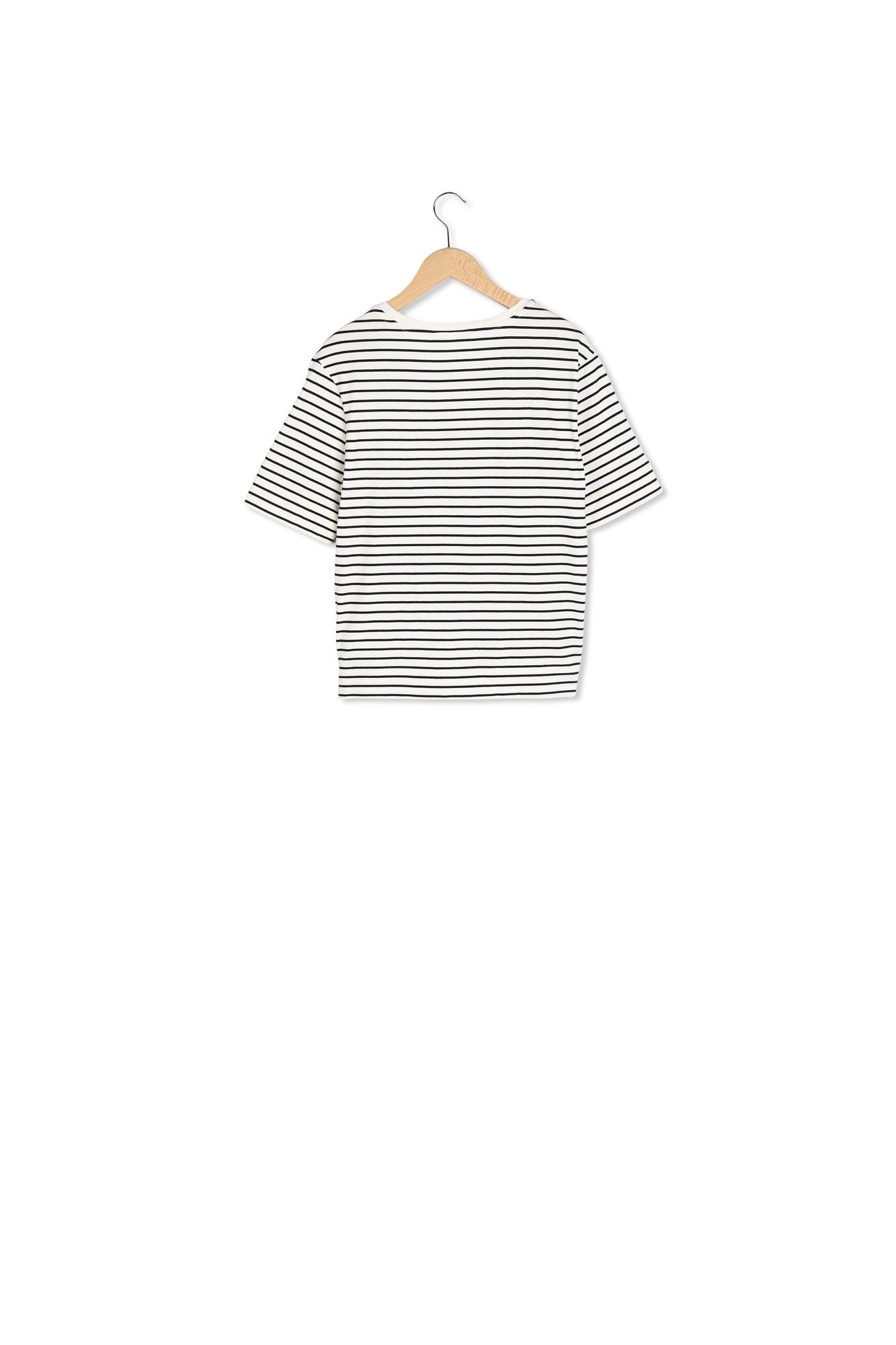 T-shirt ample rayé en coton - GHISLAINE Faume - seconde main