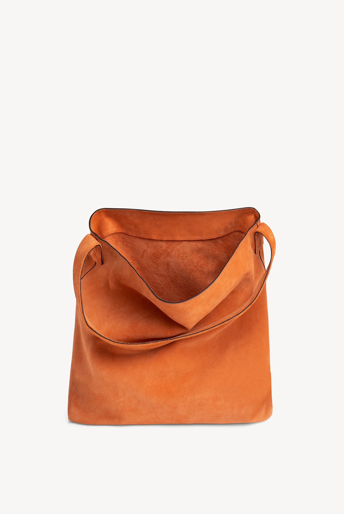 Sac Hobo en cuir velours - LADY FOLK Faume - seconde main