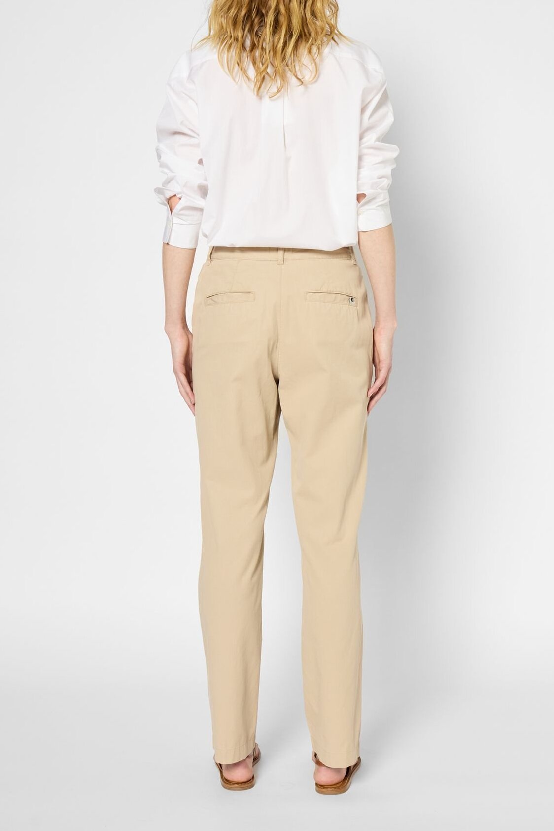 Pantalon large en lin et lyocell - LAURETTE Faume - seconde main