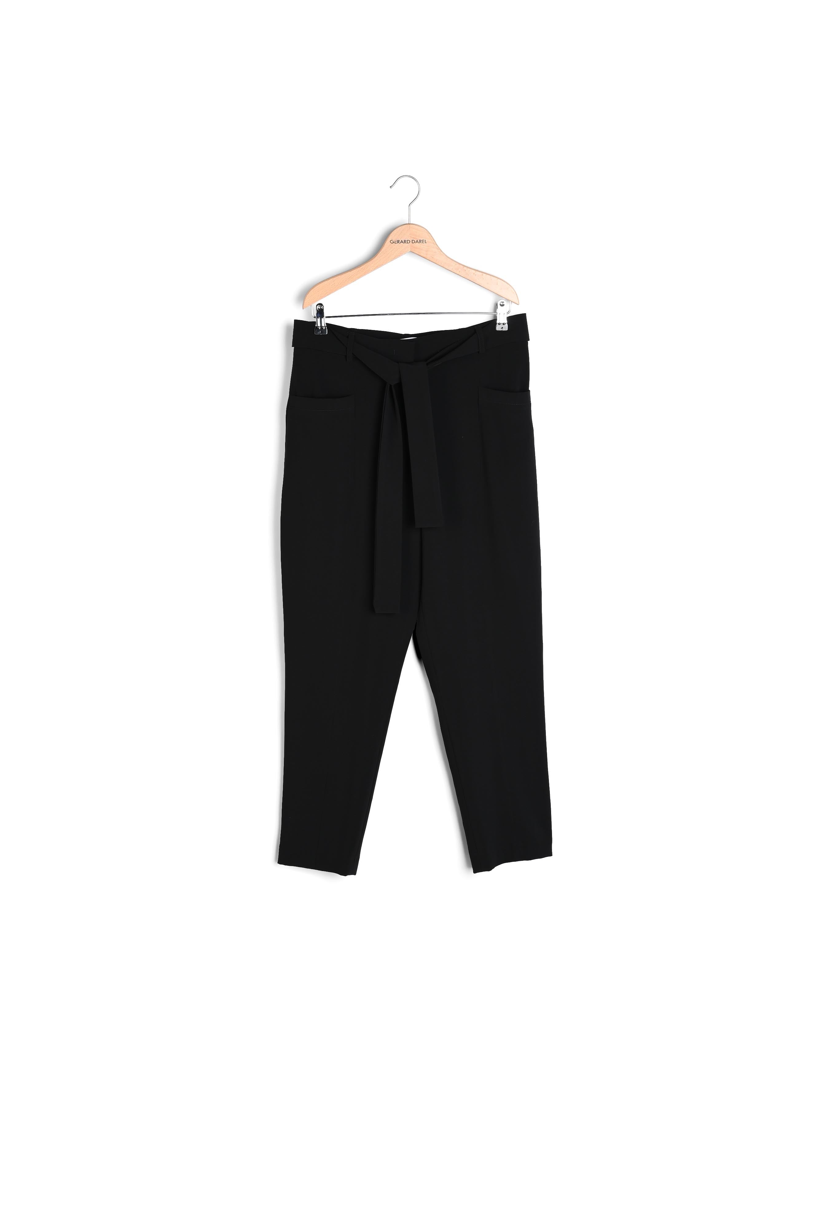 MARLONE - Pantalon large 7/8 en crêpe Faume - seconde main
