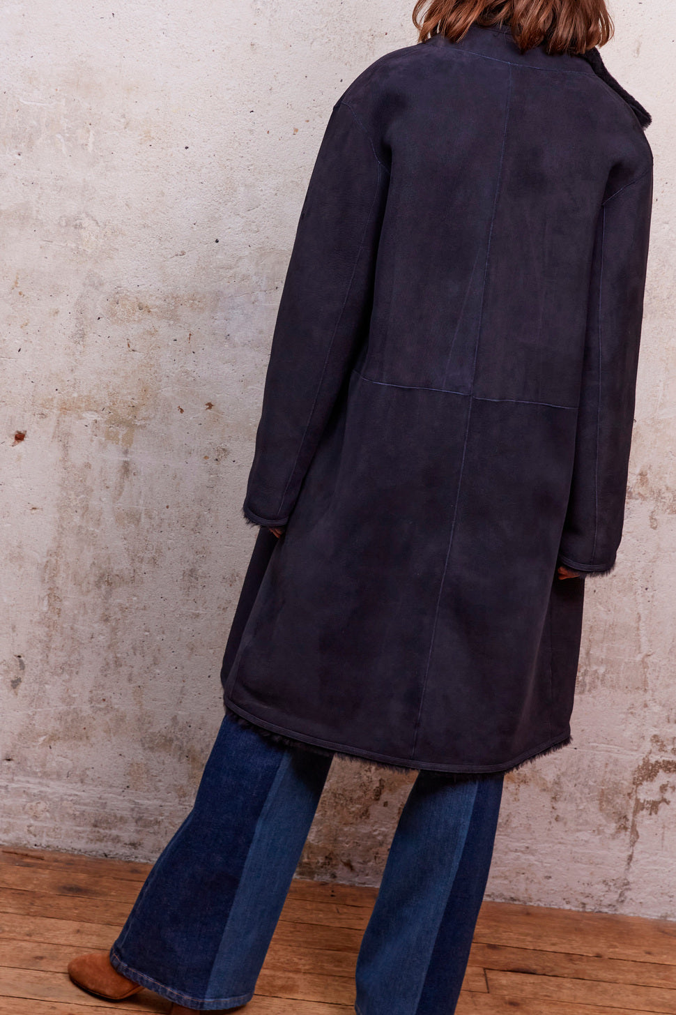 Manteau réversible en mouton - Electra Faume - seconde main