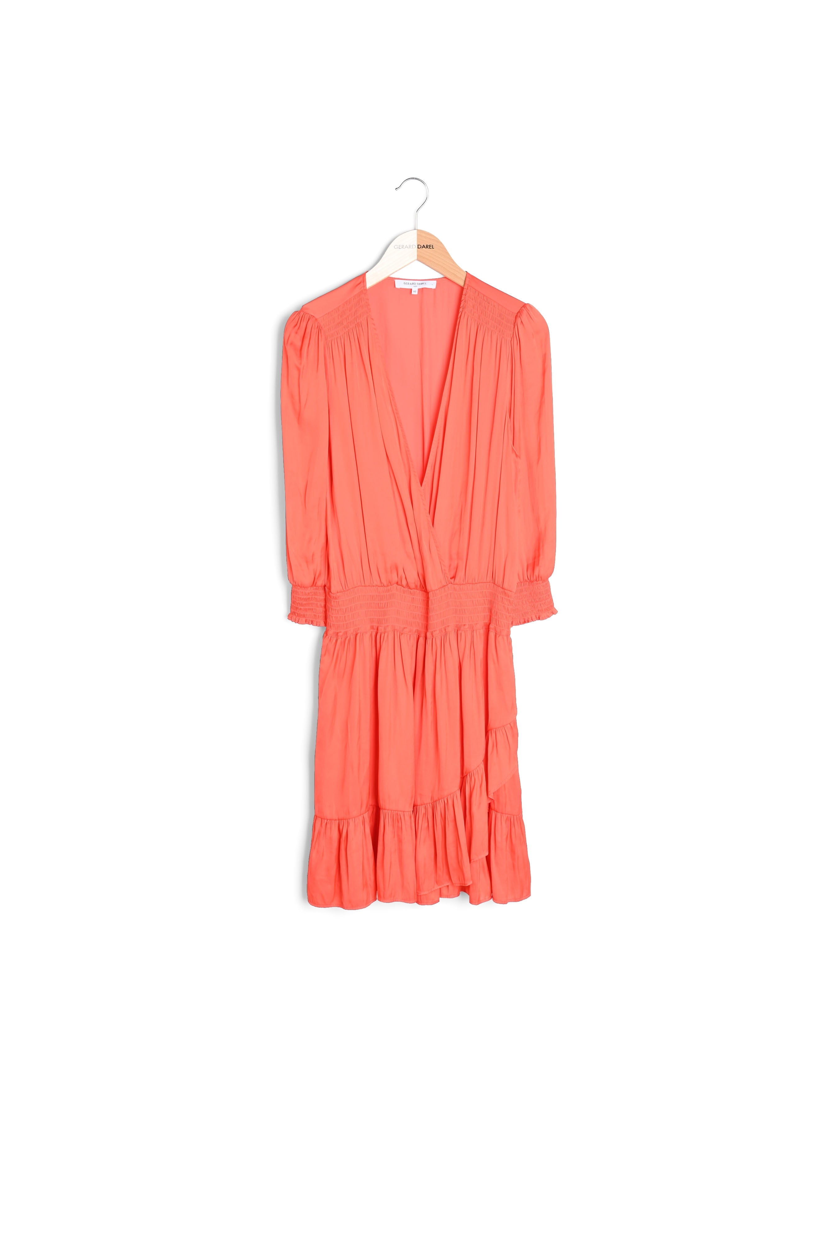 Robe à smocks et volants - JORIS Faume - seconde main