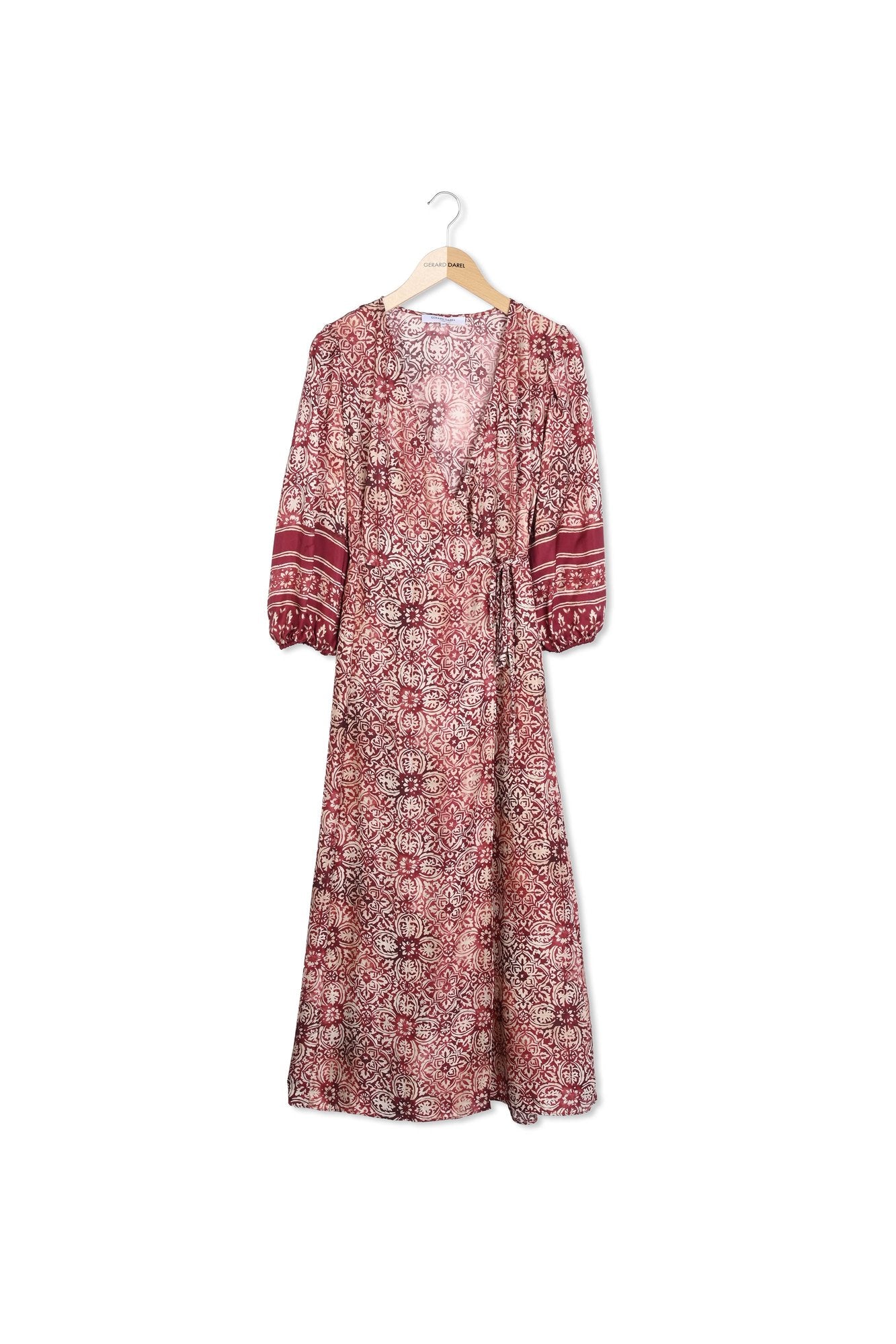 Robe portefeuille en soie - EDENN Faume - seconde main