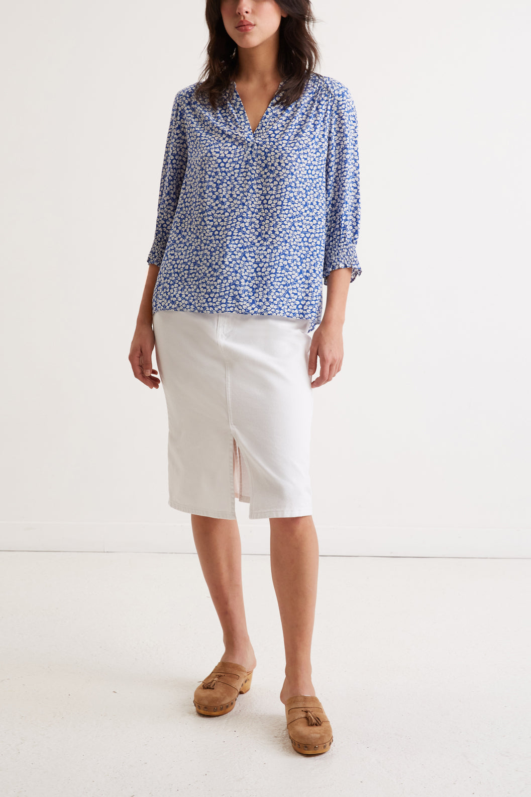 Blouse à fleurs - CHANTELLE Faume - seconde main