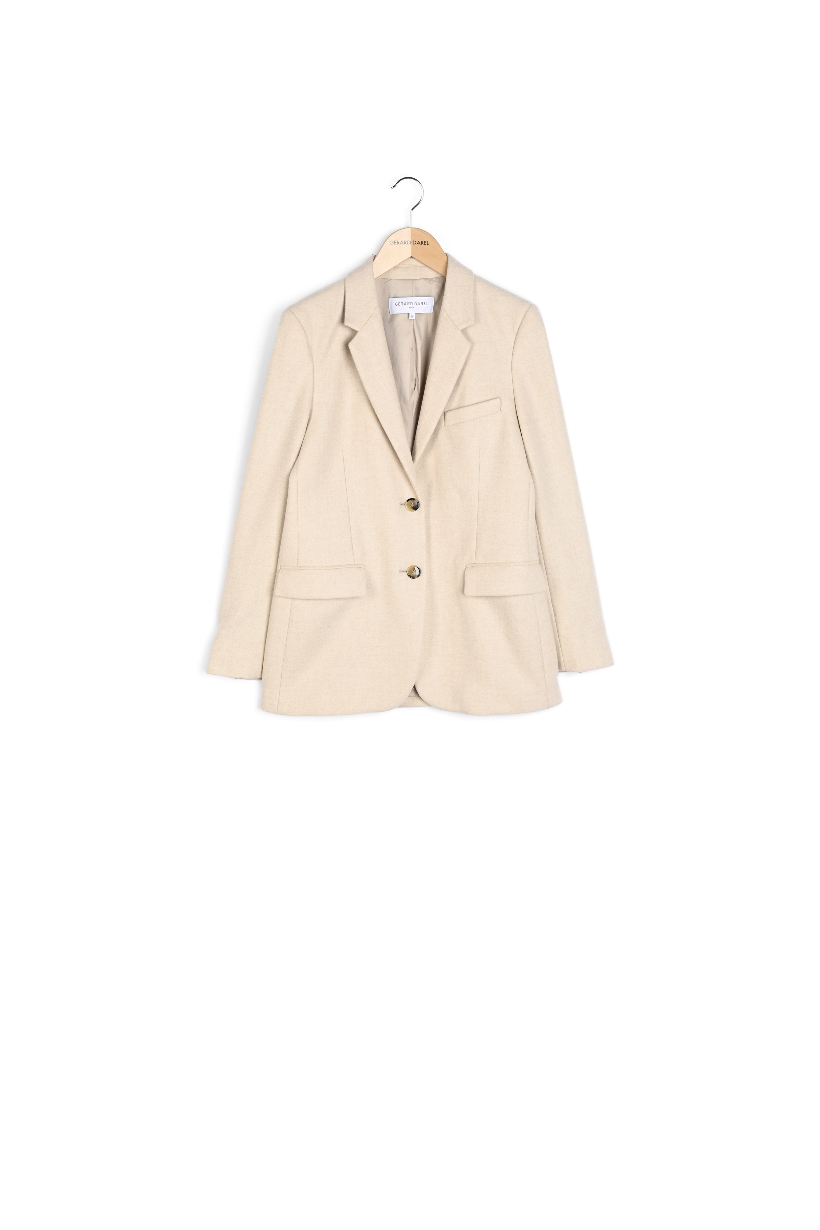 Veste tailleur en laine sergée - NESS Faume - seconde main