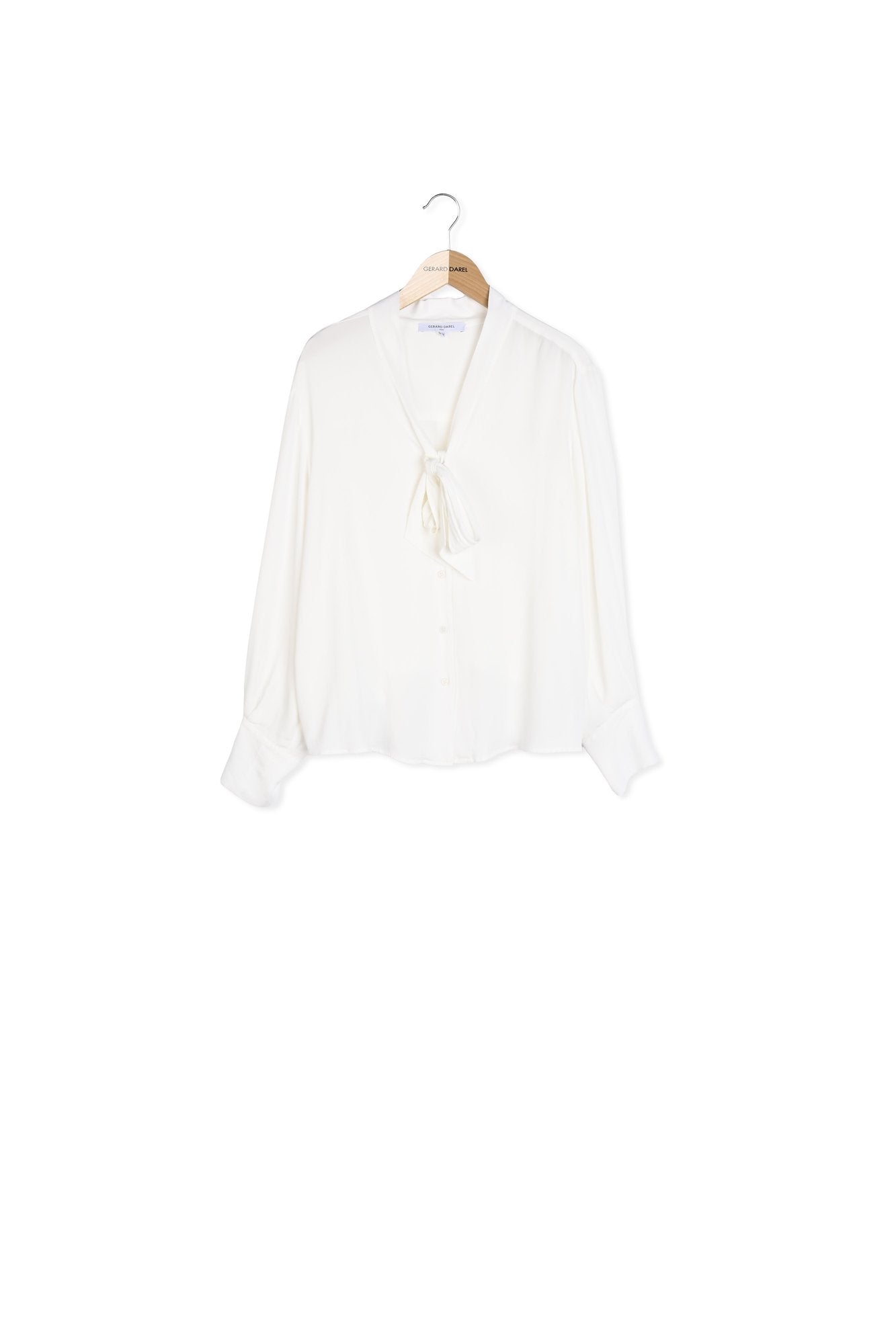 Chemise à col lavallière Faume - seconde main