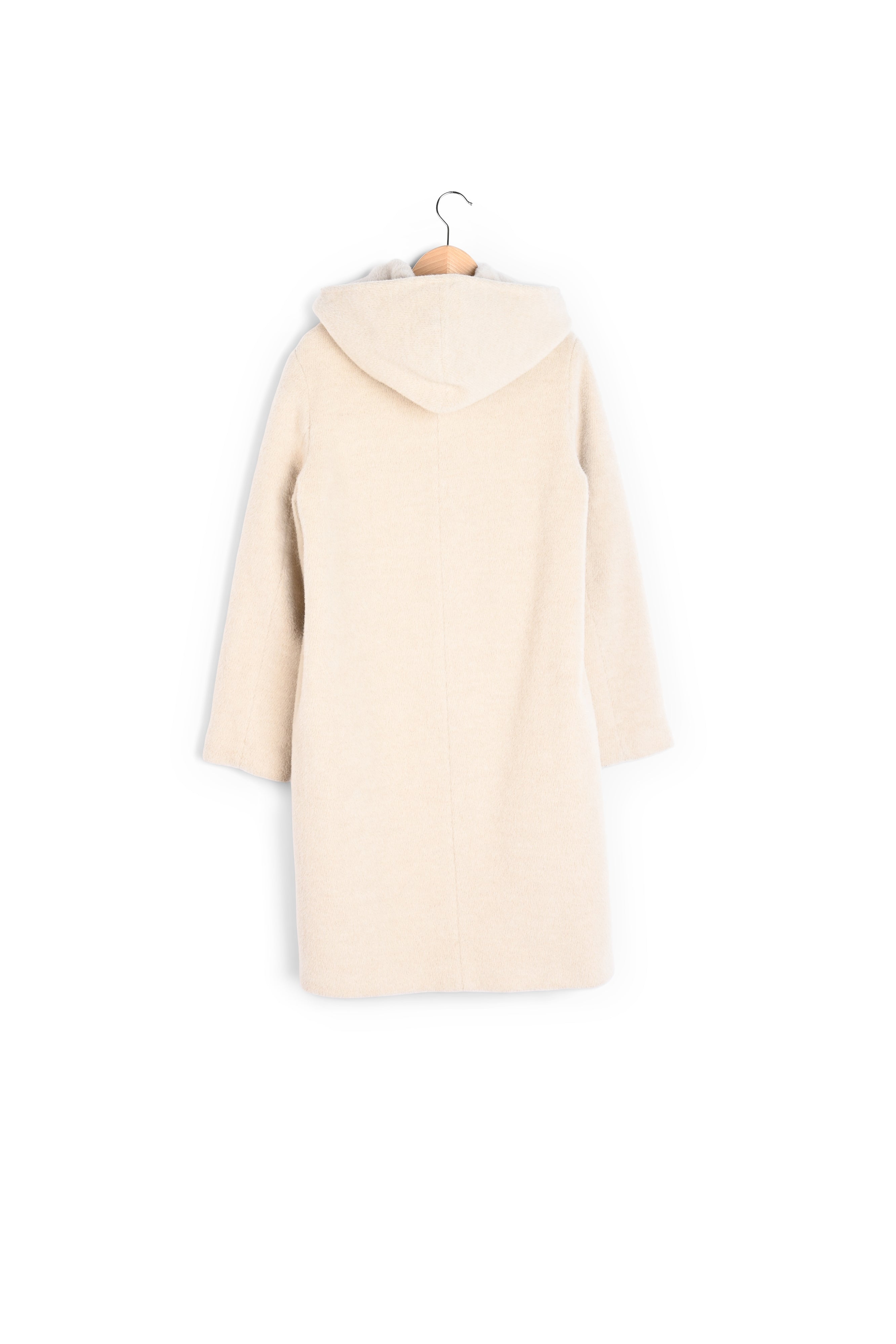 Manteau long en laine alpaga - SOIZIC Faume - seconde main