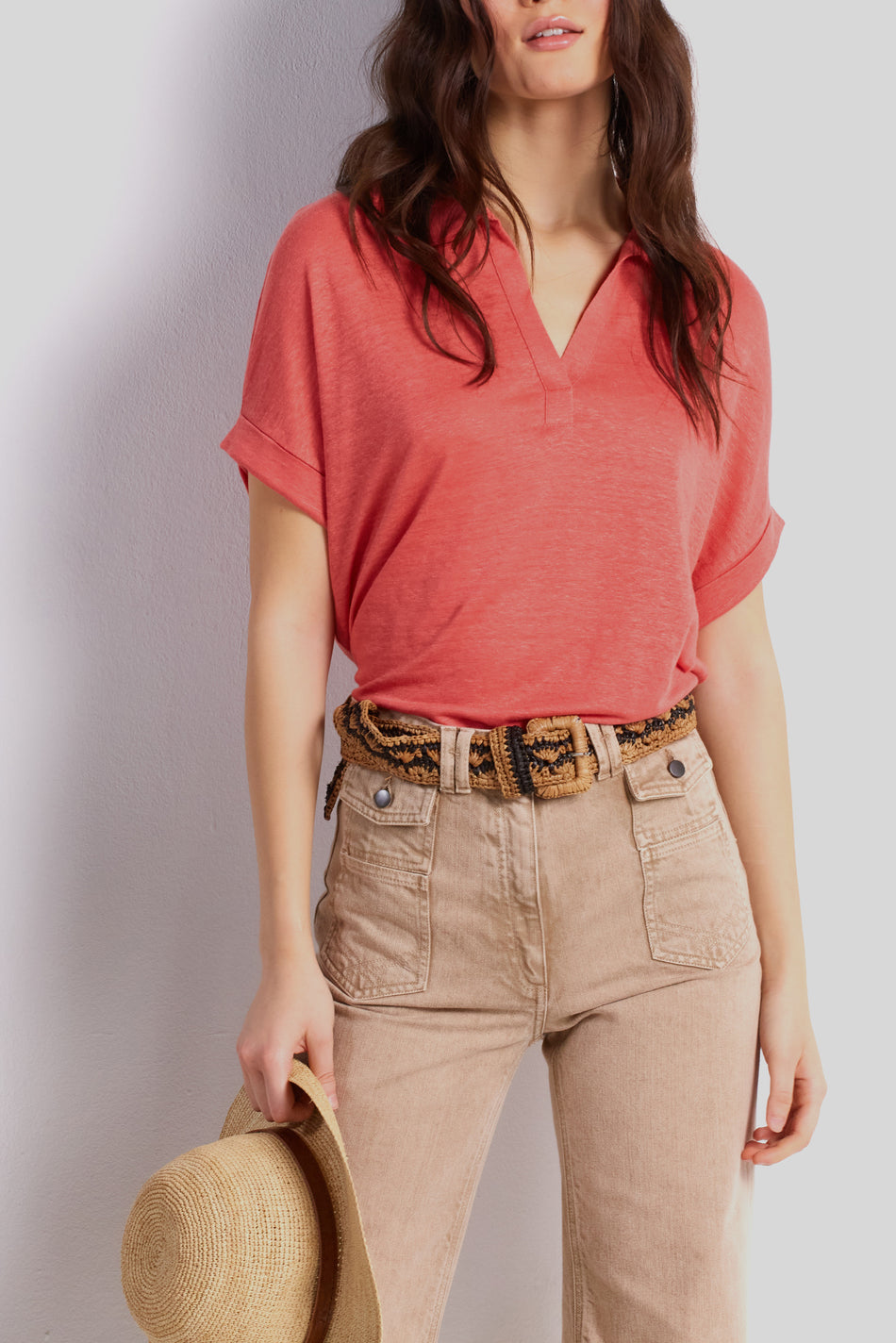 Tee-shirt en lin - ANNETTE Faume - seconde main