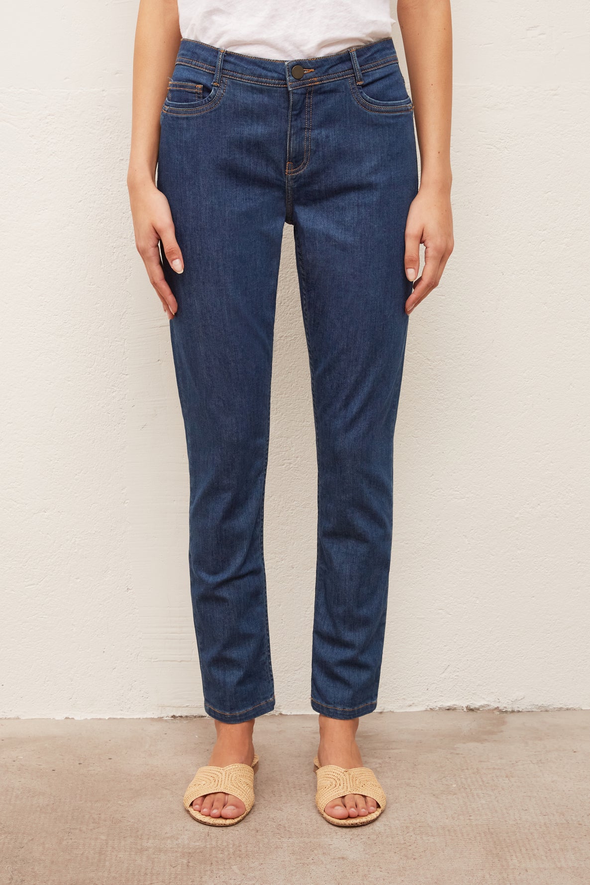 MELODIE - jean slim 7/8 Faume - seconde main